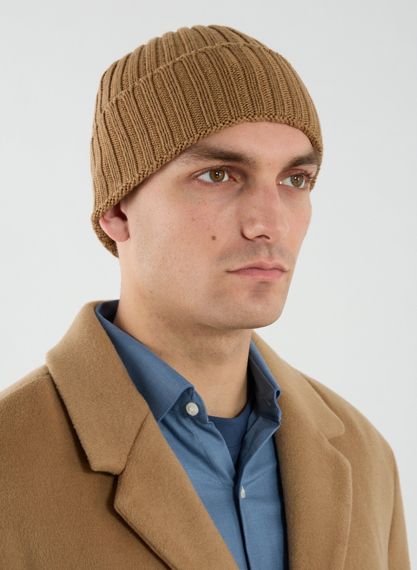 Bonnet en laine mérinos SAISON 1865 Beige