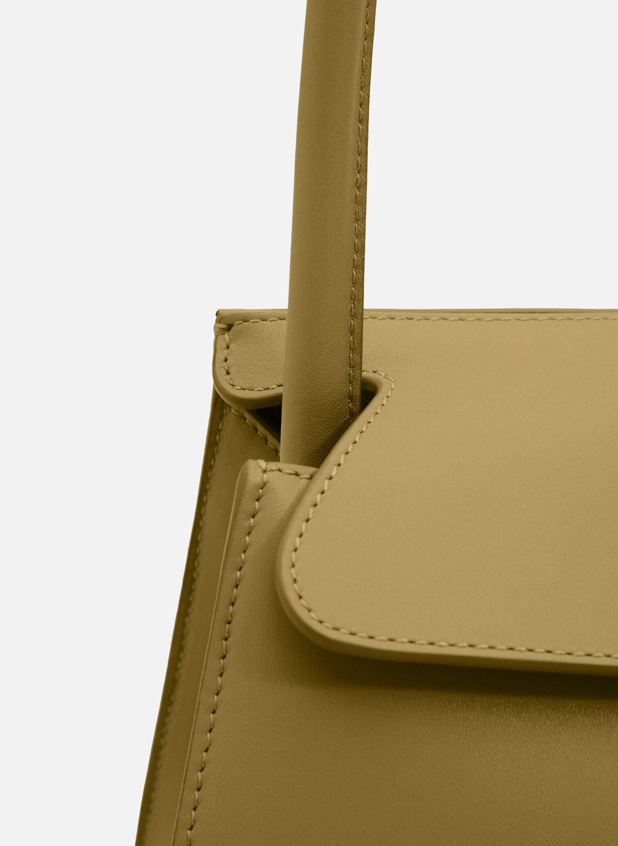 Petit sac mimi unisexe en cuir de veau AMI PARIS Vert