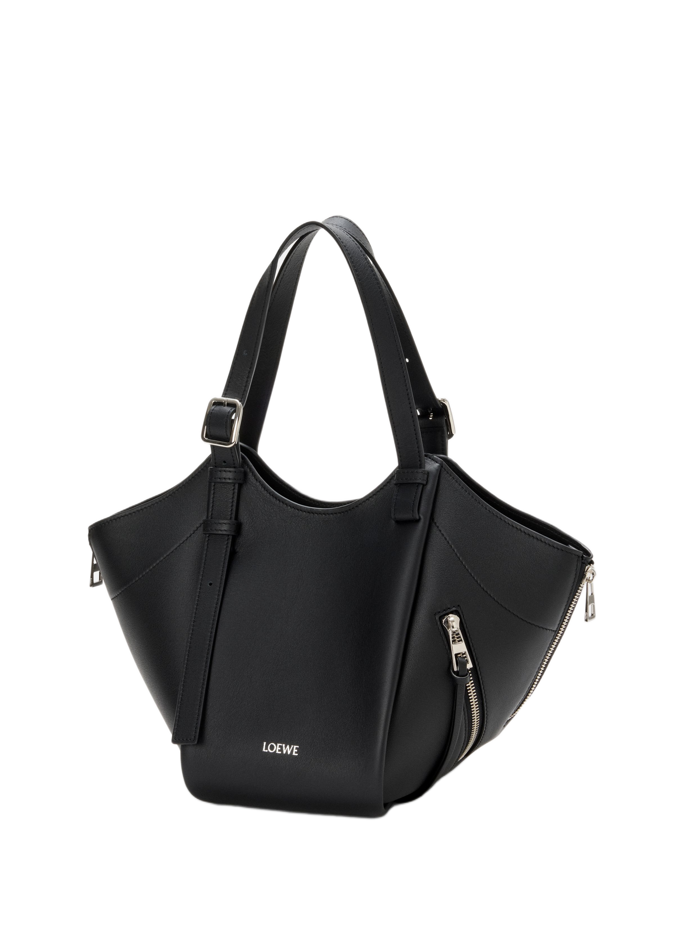 <p>Classic Calf Leather Hammock Flip Bag</p> LOEWE Black