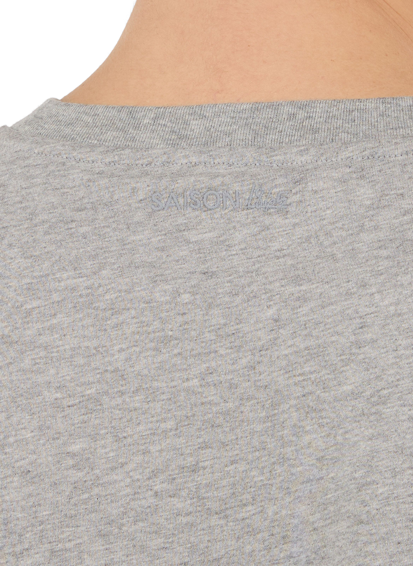 Round-neck T-shirt SAISON 1865 Grey