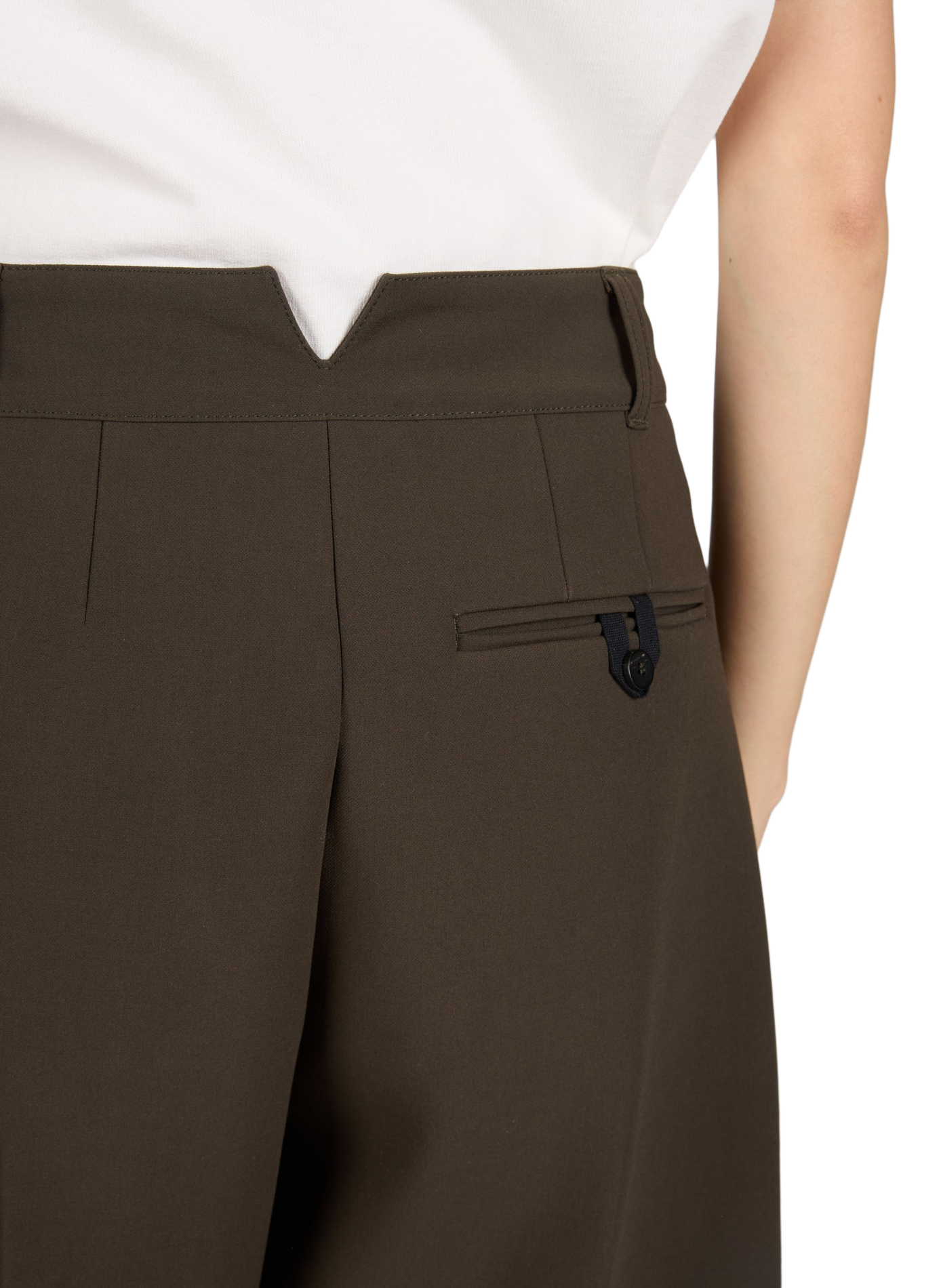 The Ovalo cotton blend trousers JACQUEMUS Khaki