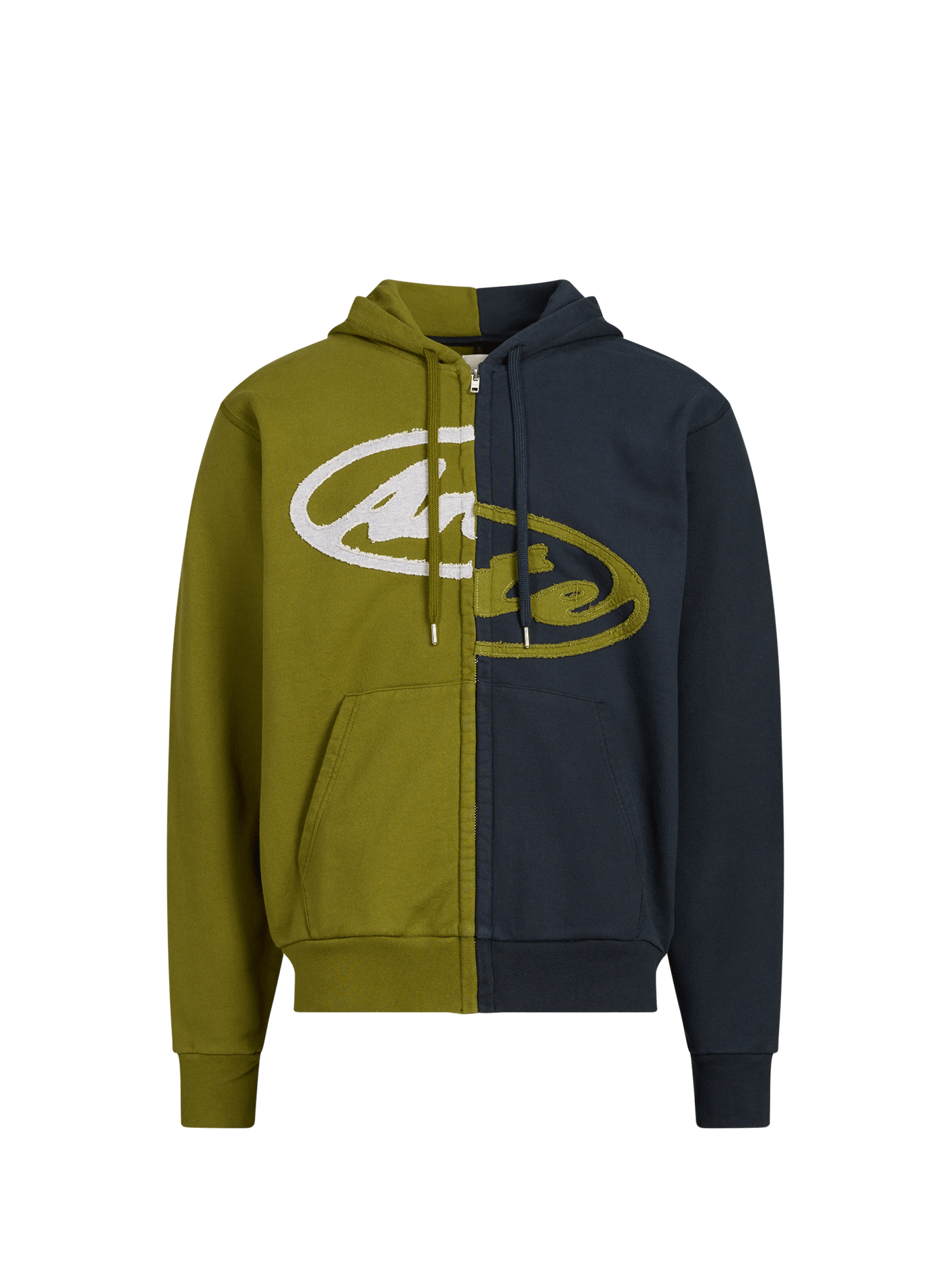 Sweat zippé à capuche en coton ARTE ANTWERP Bleu