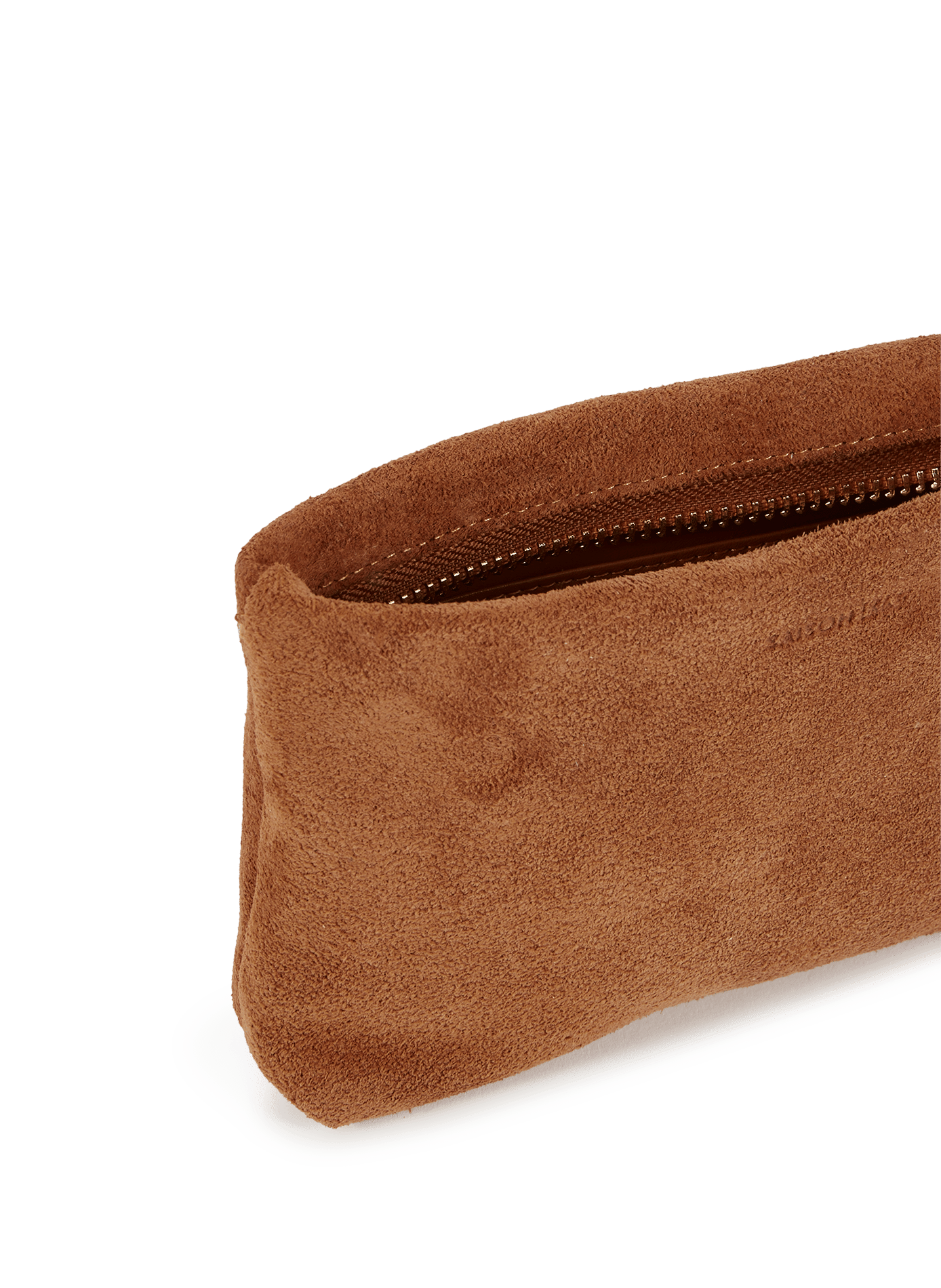Suede leather wallet SAISON 1865 Brown