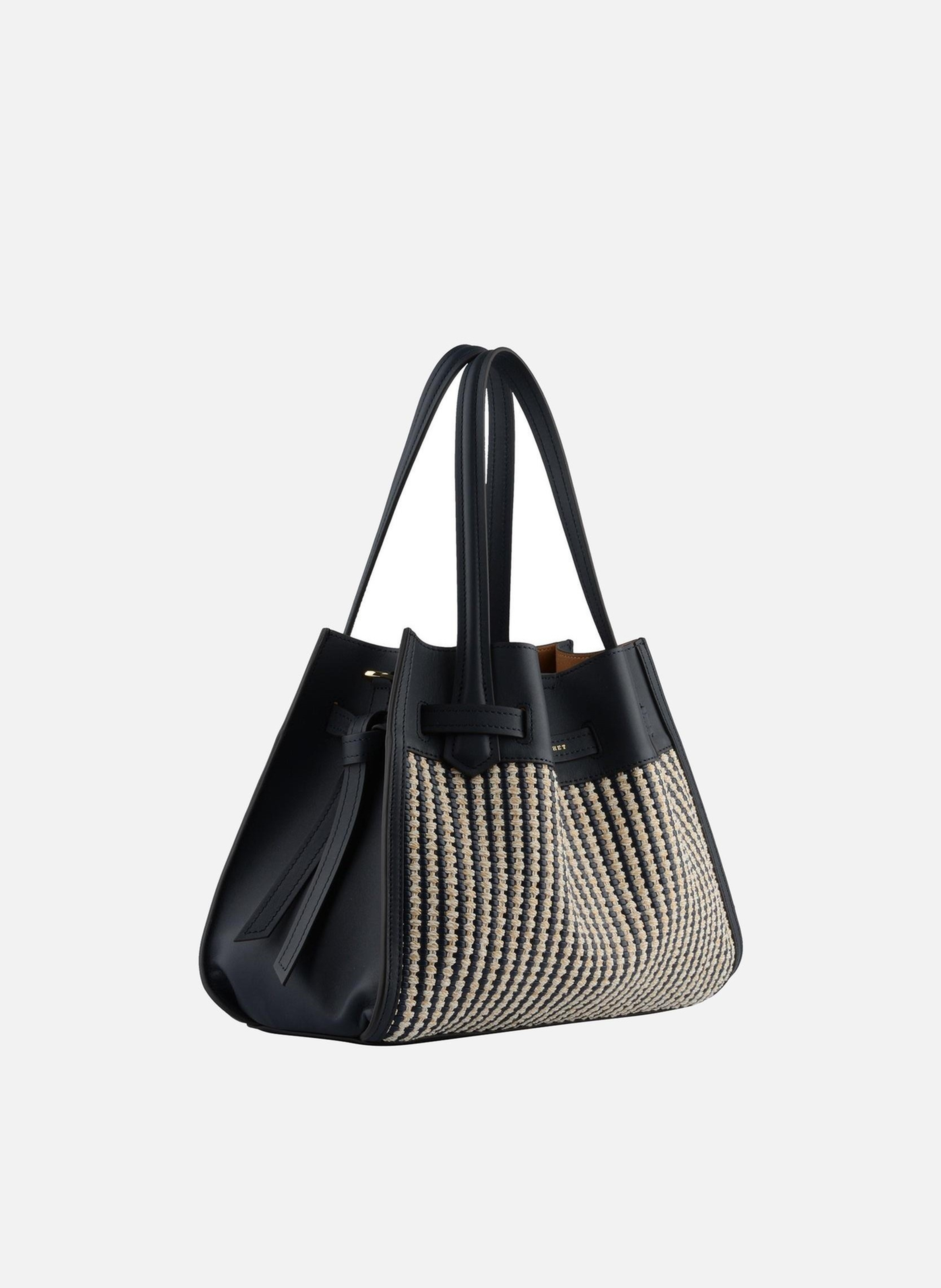 Blossom tressé | sac à main POURCHET Bleu