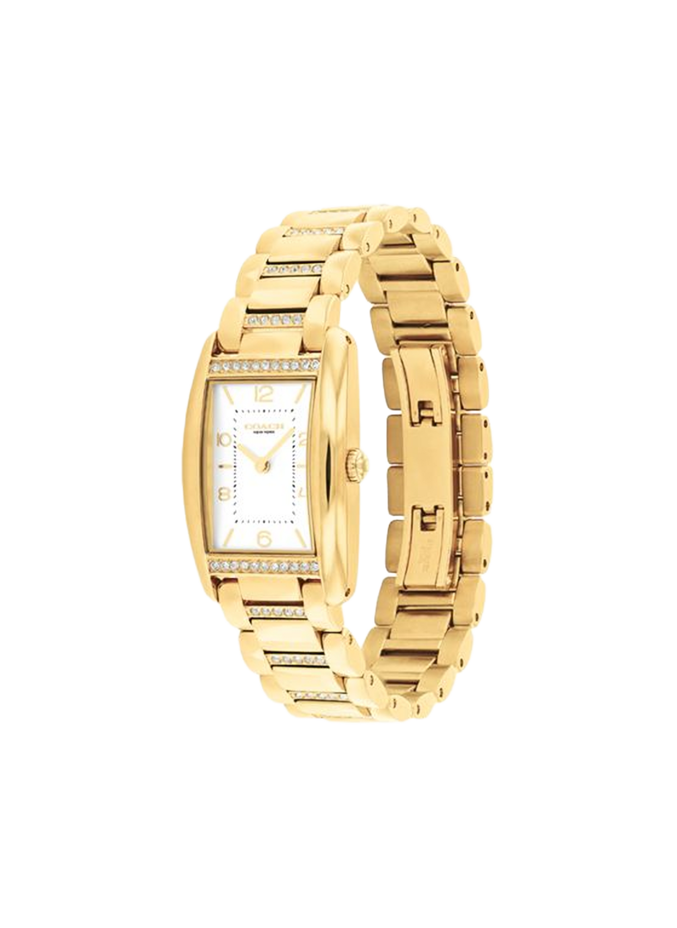 Montre quartz Reese en acier inoxydable COACH MONTRES Doré