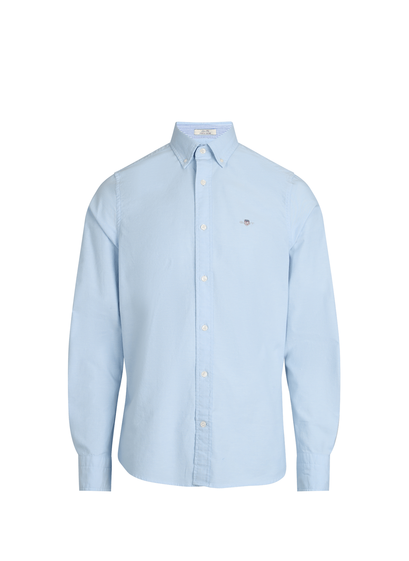 Straight cotton blend Shirt GANT Blue