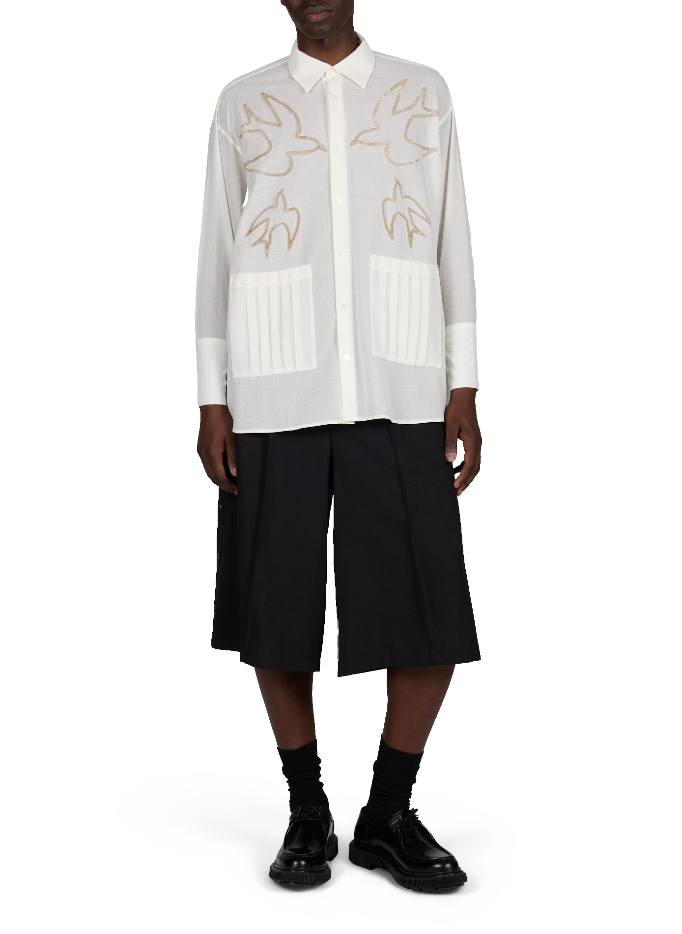 Straight shorts WANSIE Black