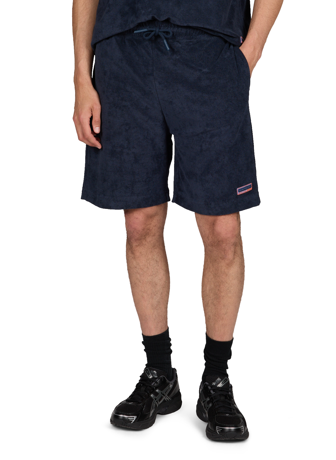 Short éponge en coton mélangé GERTRUDE ET GASTON Bleu