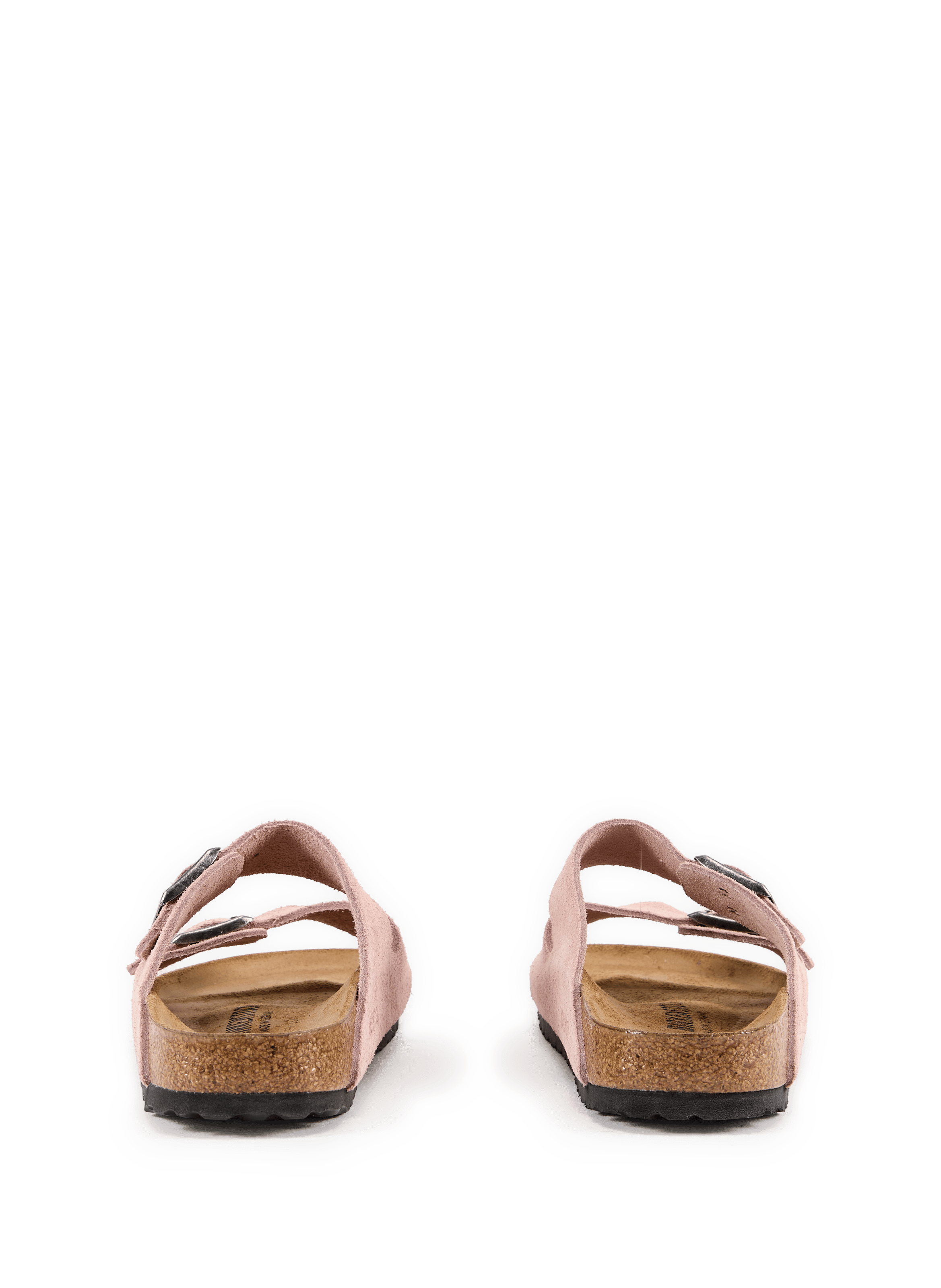 Platte leren muiltjes Arizona BIRKENSTOCK Roze