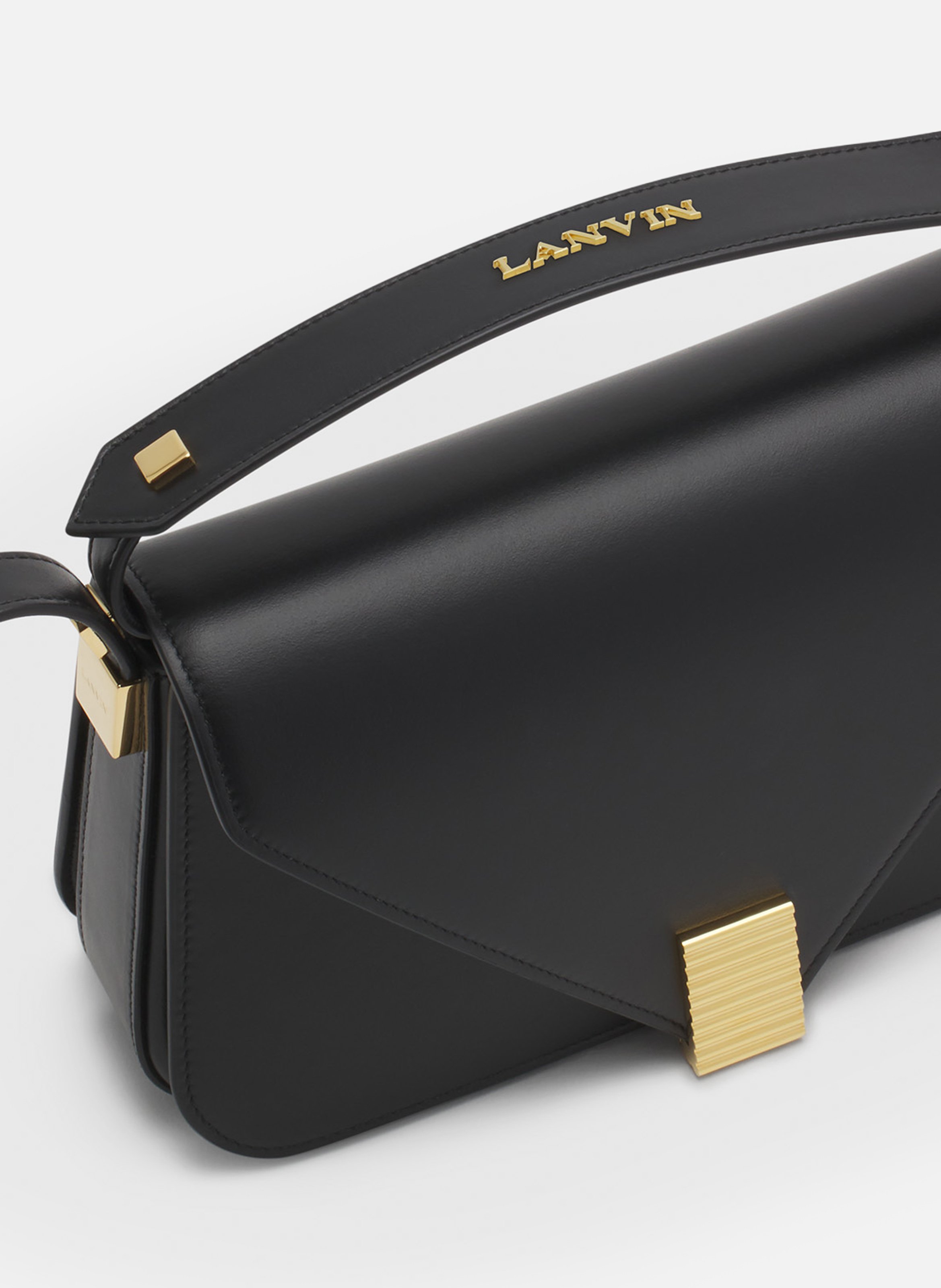 Sac concerto arpège en cuir LANVIN Noir