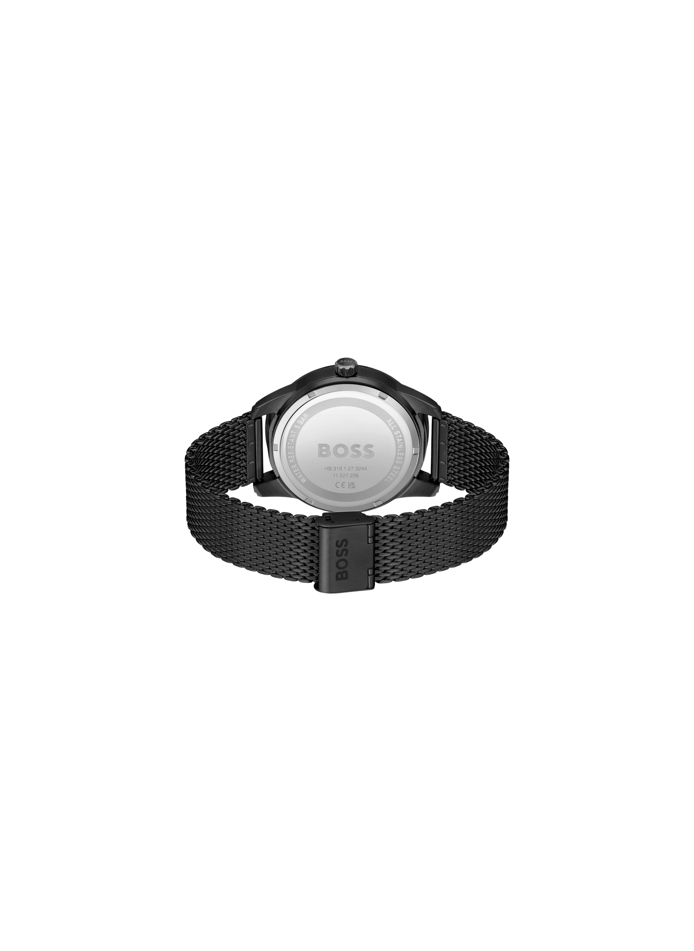 Montre quartz Sophio en acier inoxydable BOSS MONTRES Noir