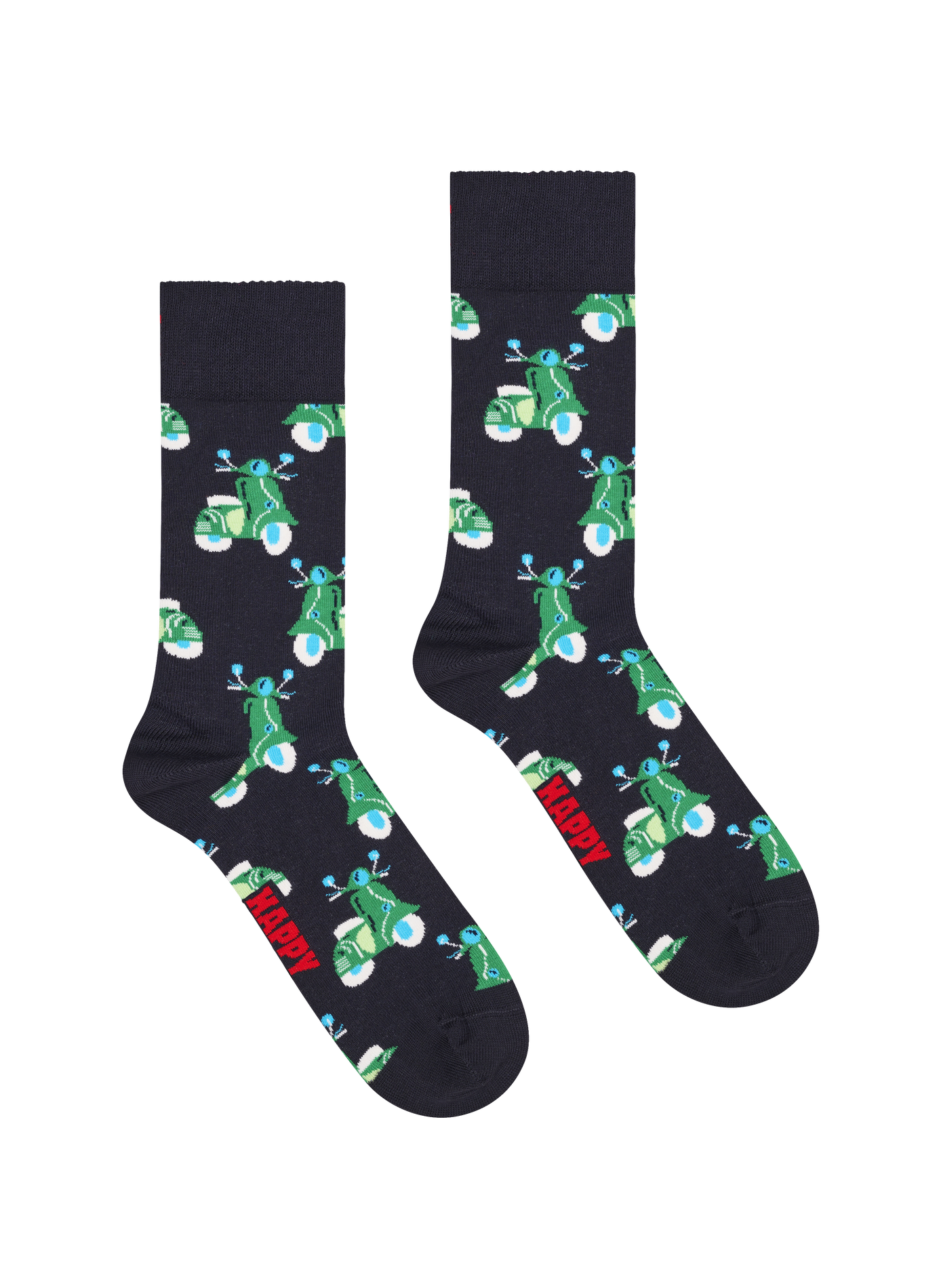 Calcetines con estampado de scooter en mezcla de algodón HAPPY SOCKS Multicolor