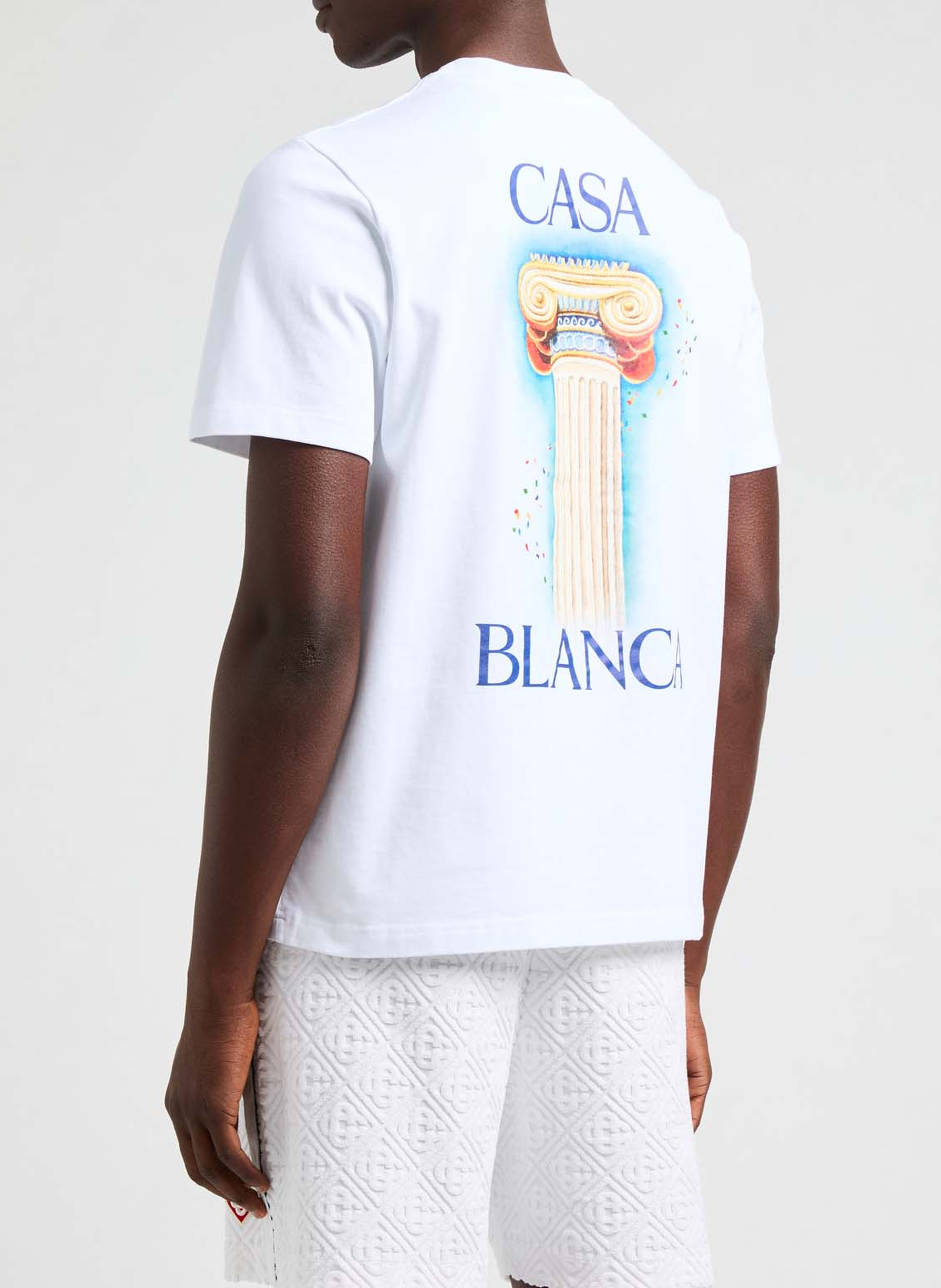 T-shirt La Colomne CASABLANCA PARIS Blanc