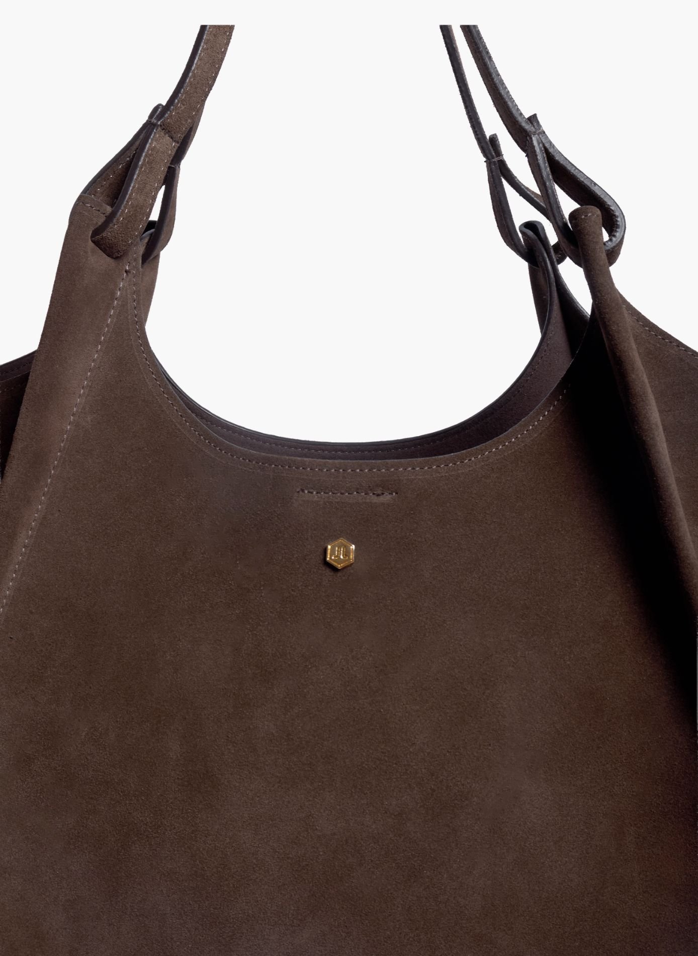 Sac cabas sybil cuir daim JULES & JENN Marron