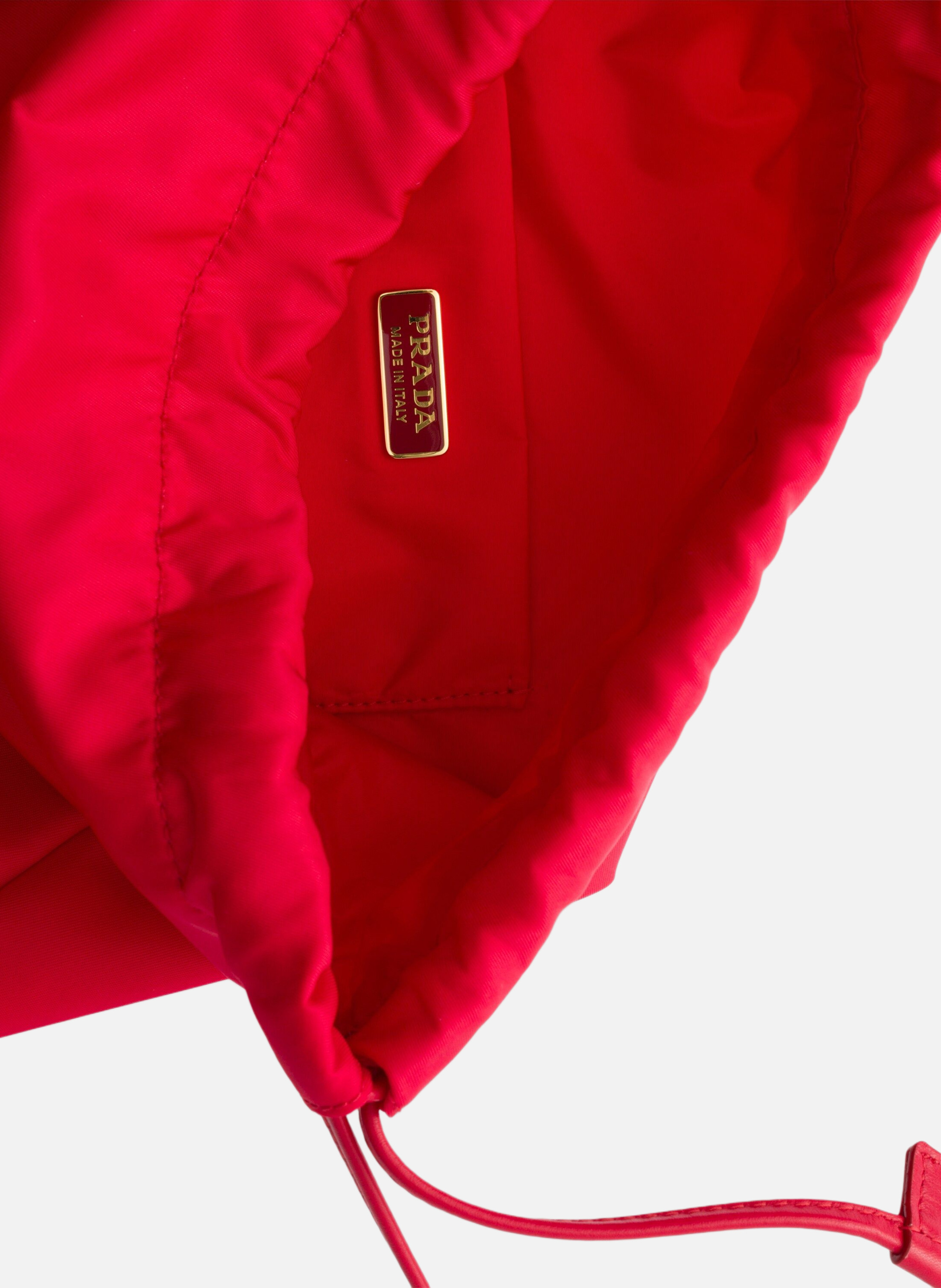 Pochette prada wish en re-nylon PRADA Rouge