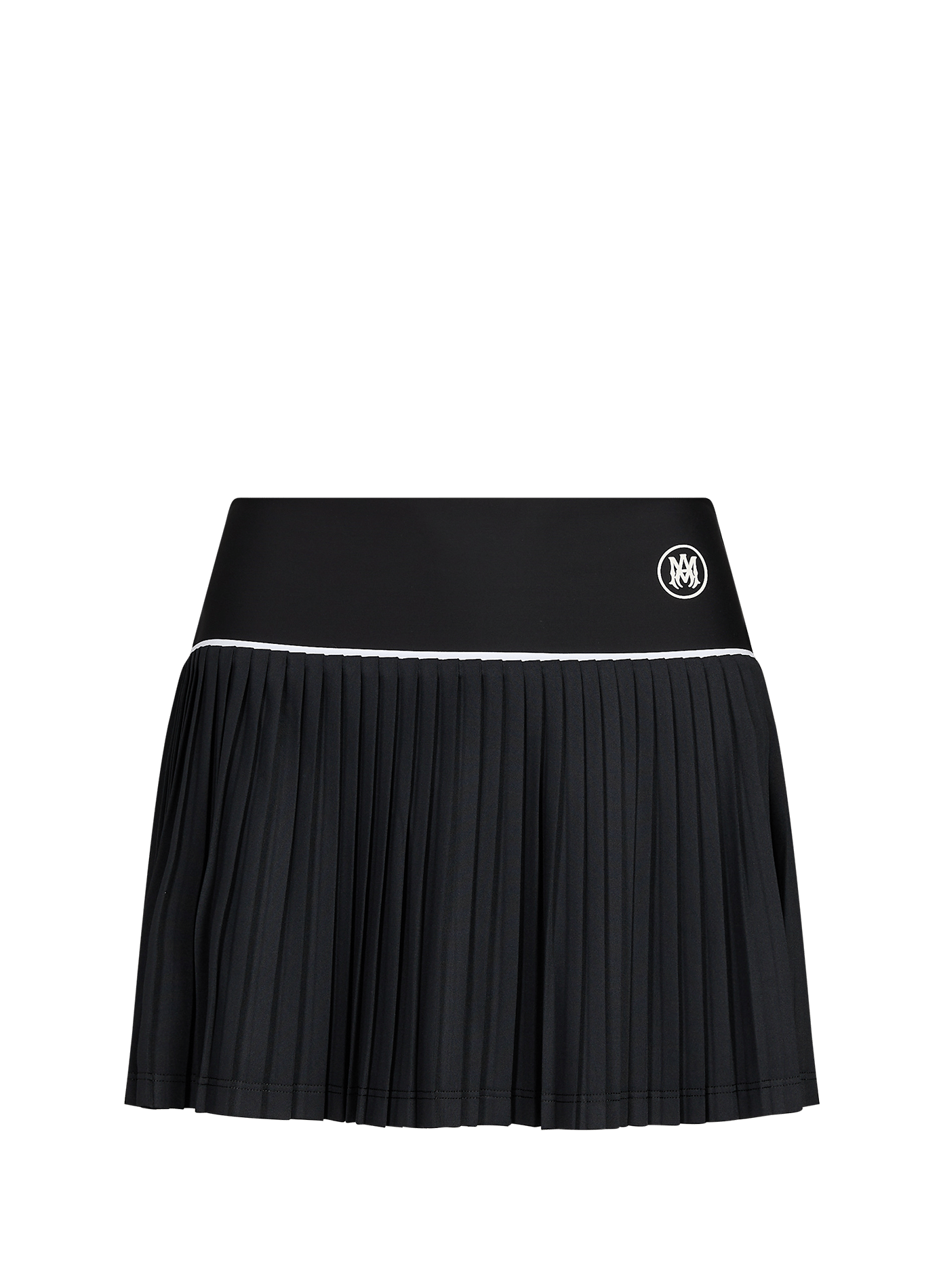 Pleated mini skirt AMIRI Black