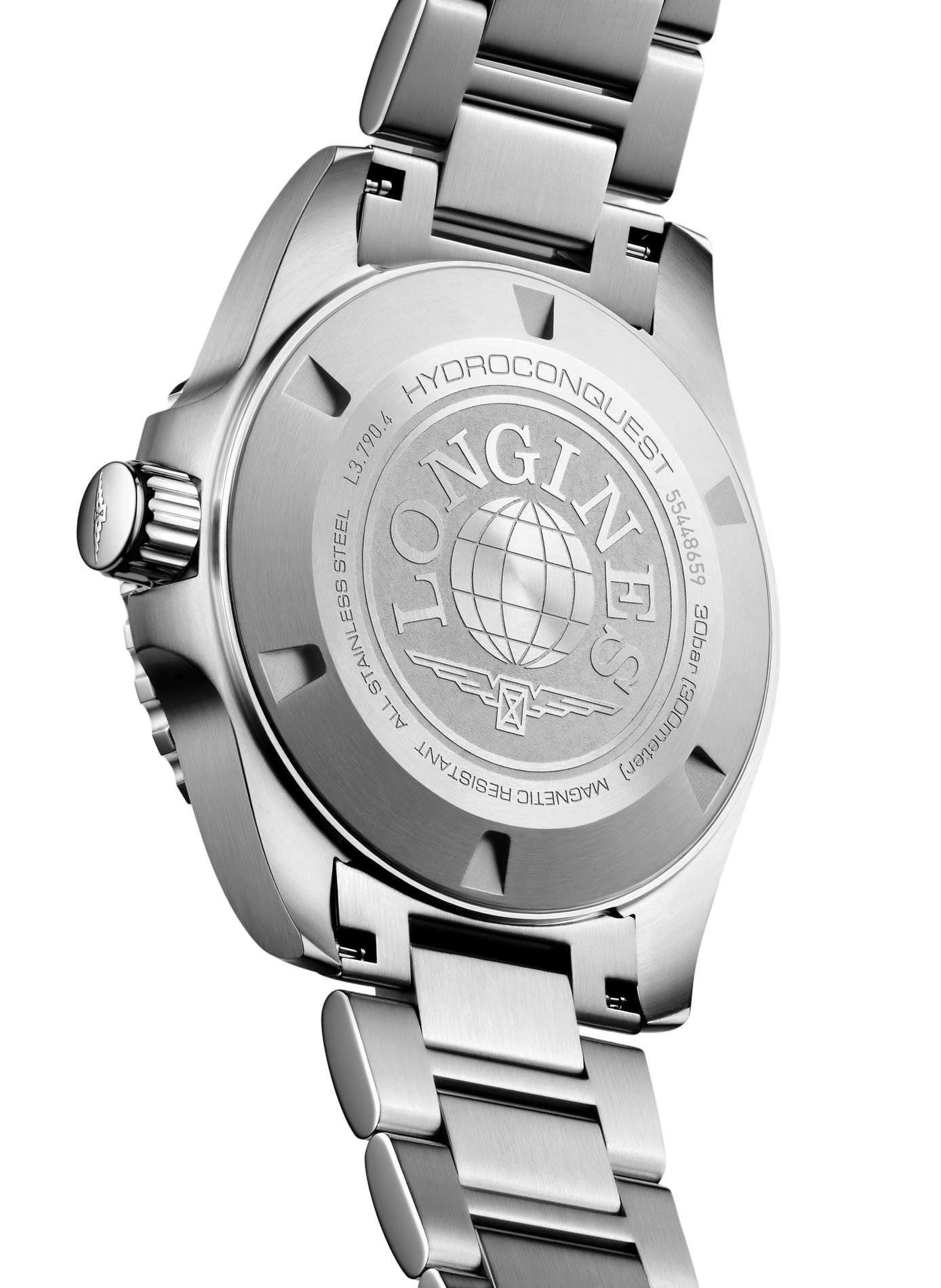 Montre automatique HydroConquest en acier inoxydable LONGINES Vert