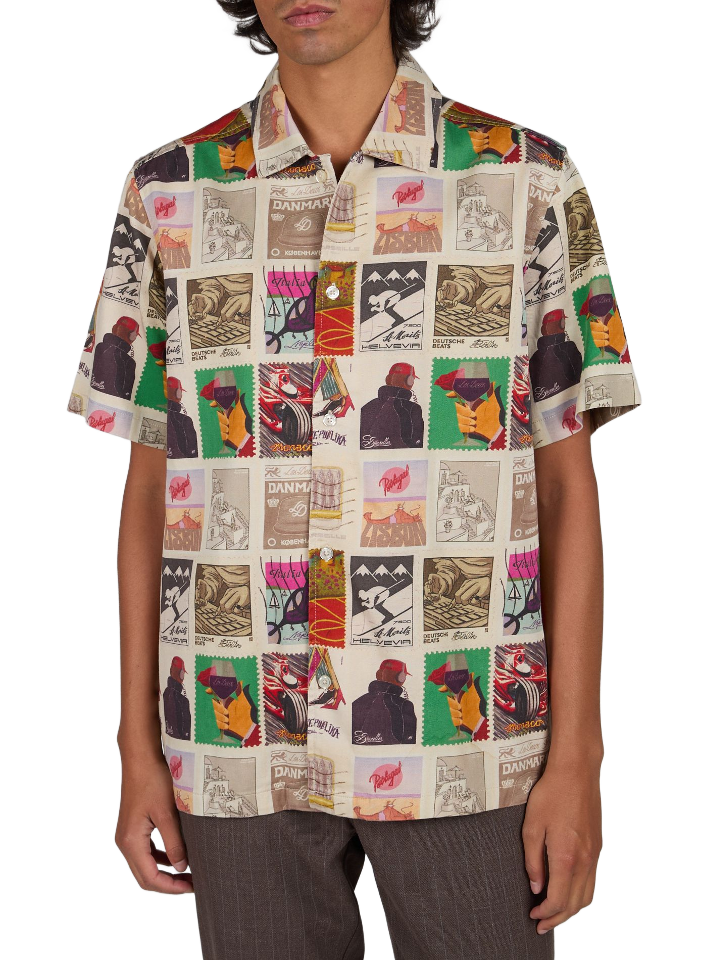 Straight cotton blend Shirt LES DEUX
