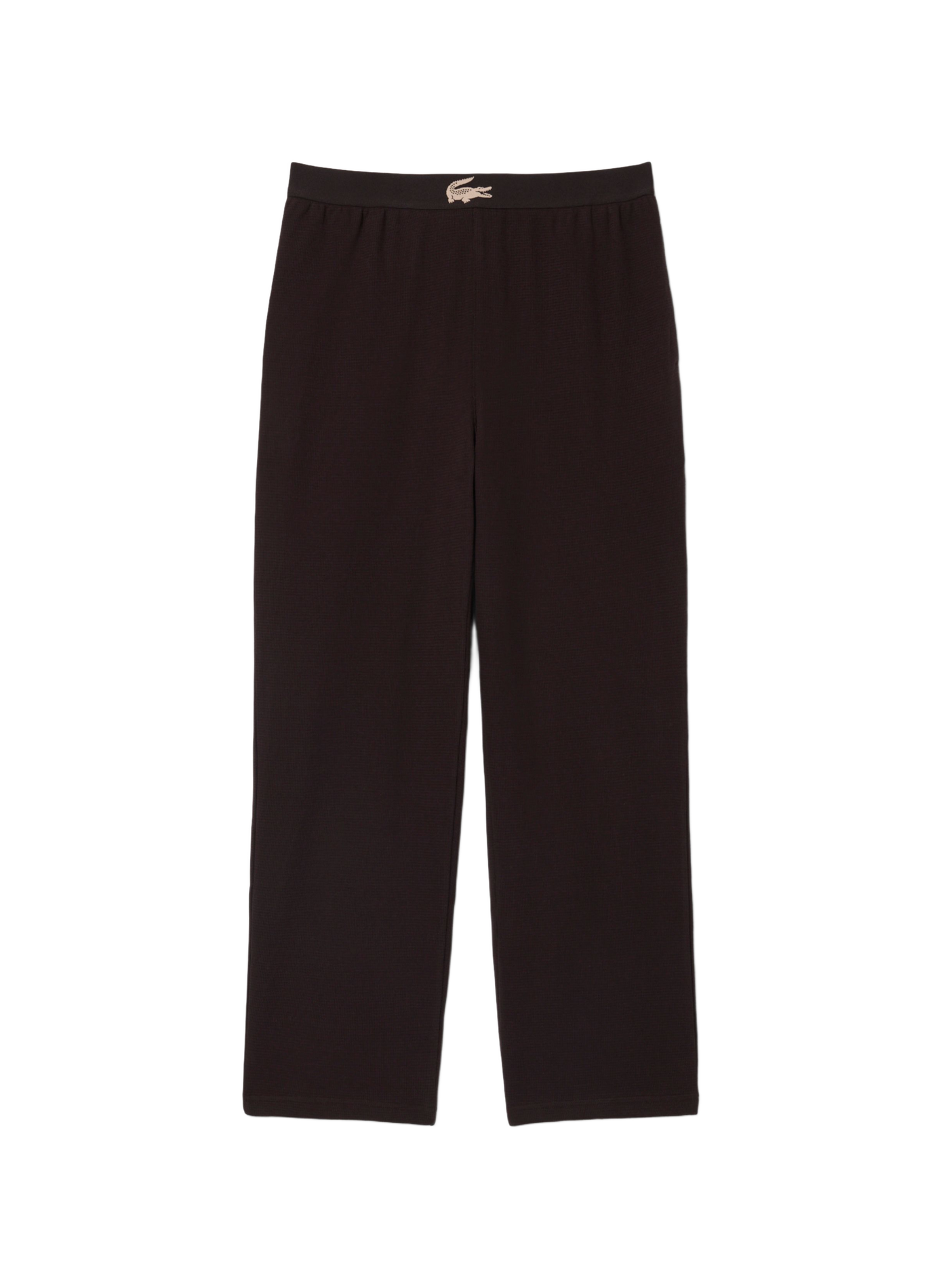 Wollhose mit geradem Schnitt LACOSTE Braun