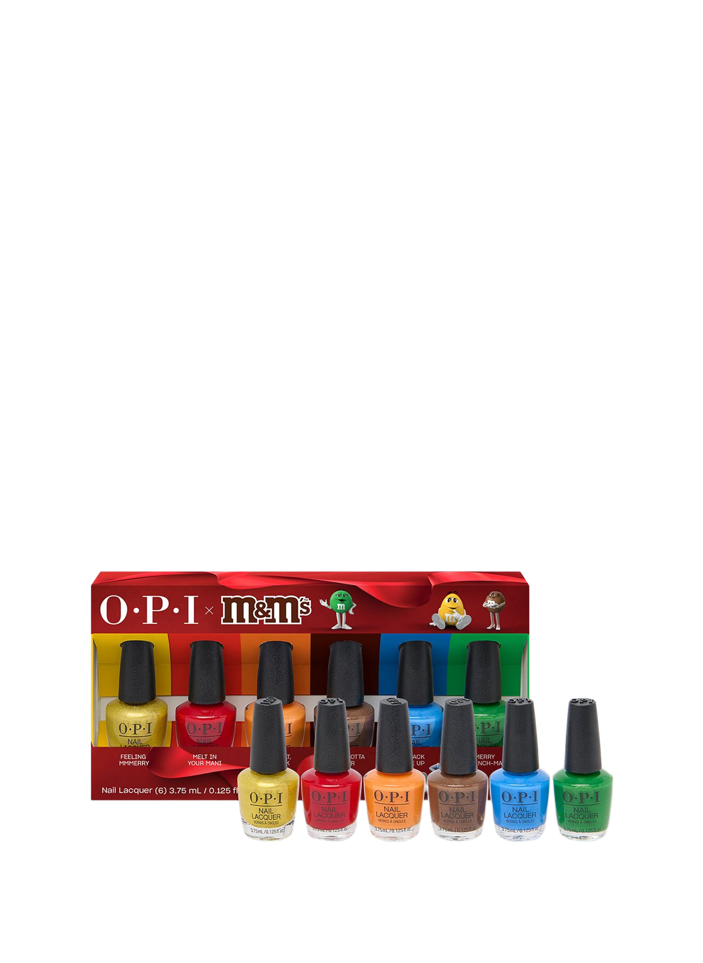Set of 6 mini nail polishes - OPI x M&M'S OPI No color