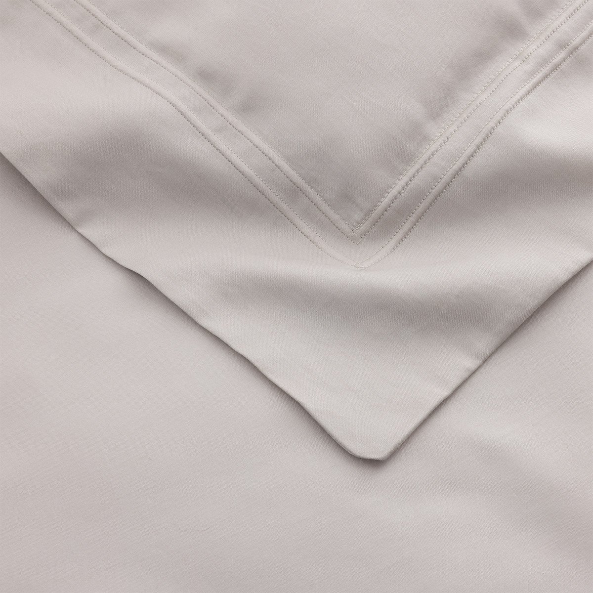 Housse de couette en satin, triomphe YVES DELORME Gris