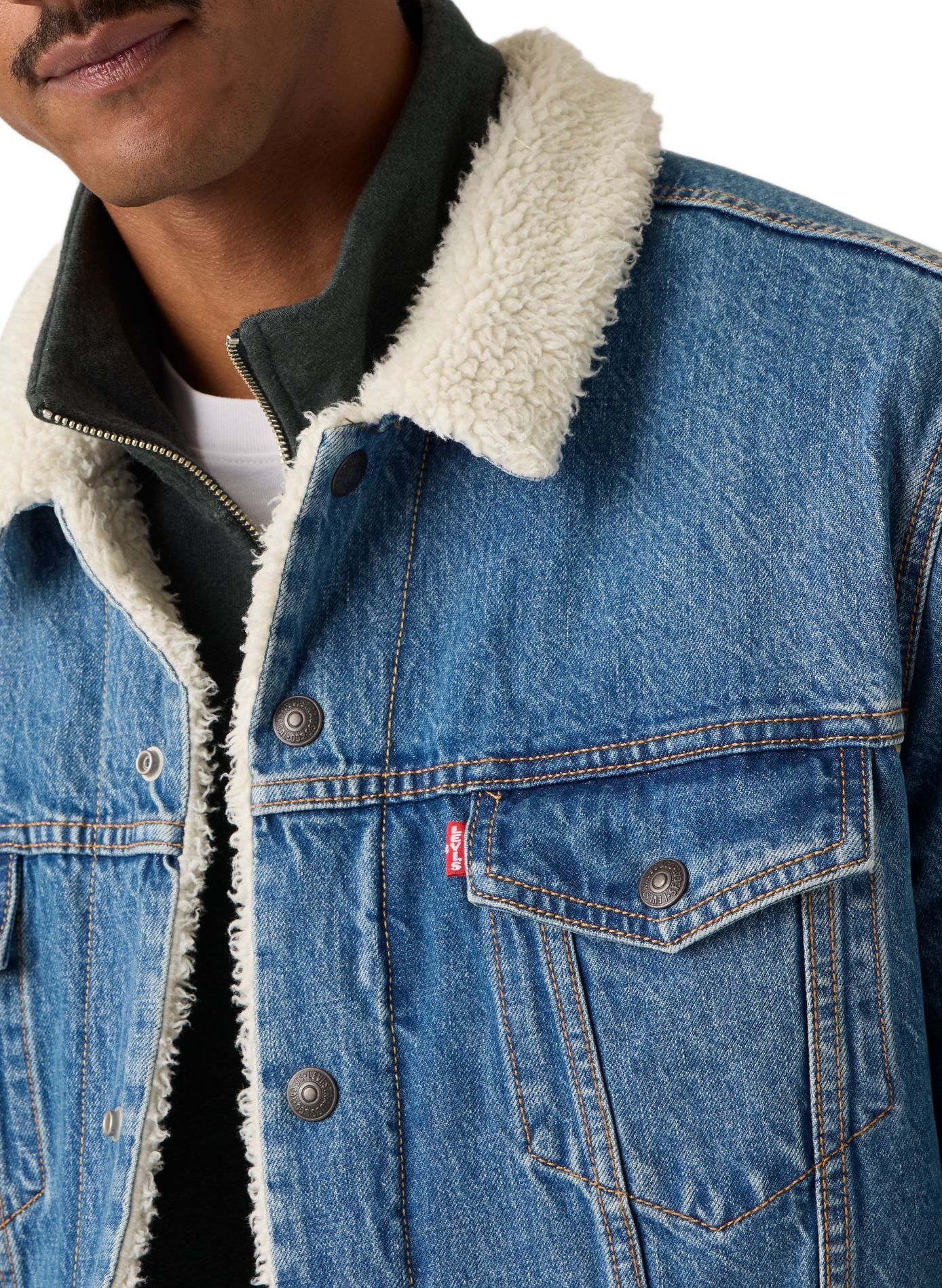 Gefütterte Jeansjacke | Blau LEVI'S Herren