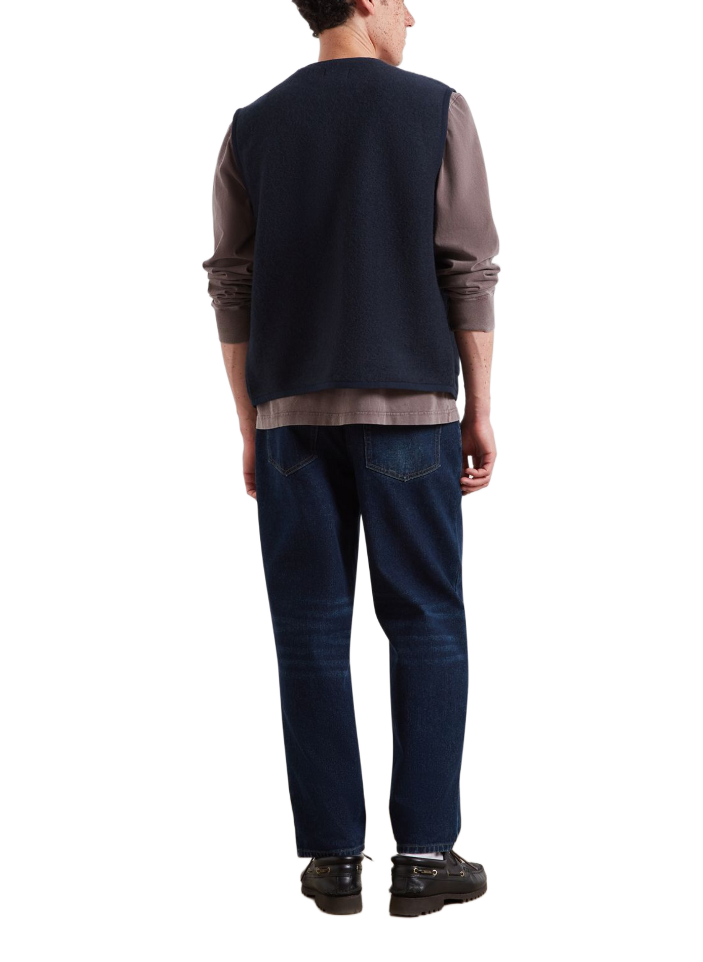 Veste sans manches en laine mélangée FARAH Blau