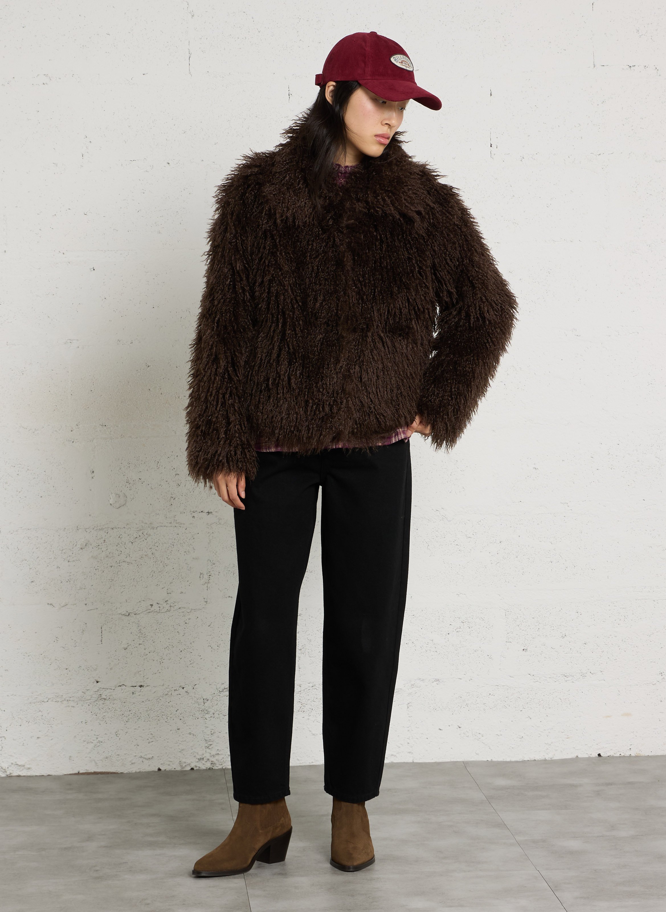 Bottines en cuir suédé dakota BOBBIES Kaki