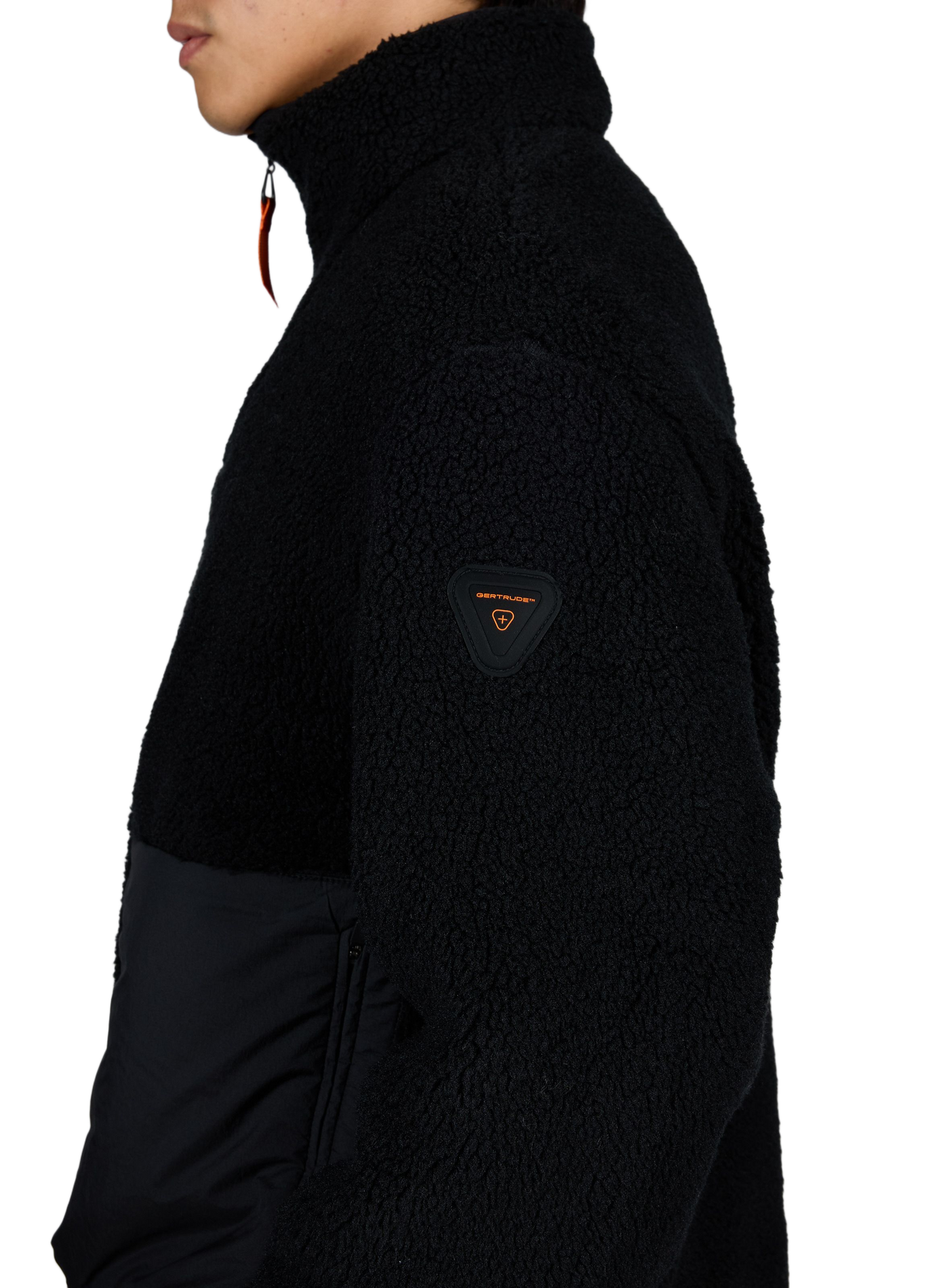 Wendebare Nobu-Jacke mit Schlupfkragen GERTRUDE Schwarz