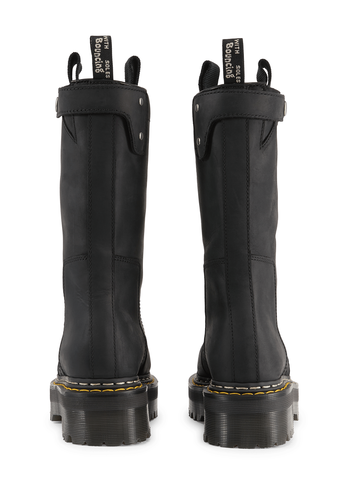 Leather ankle boots RICK OWENS Black