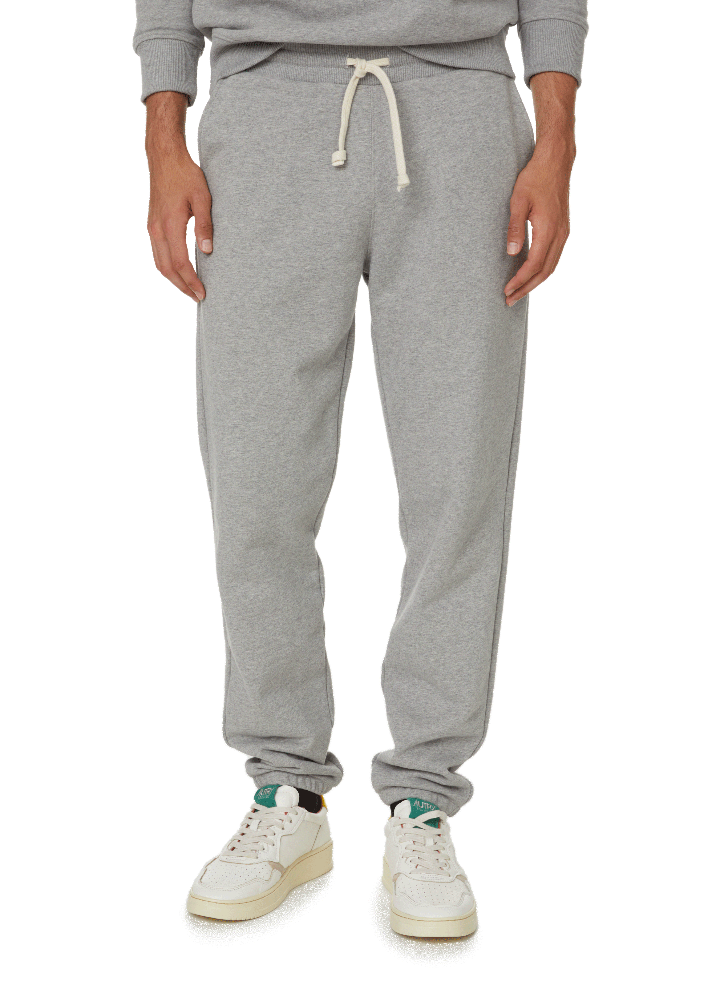 SAISON 1865 Pantalon de survêtement en coton Gris