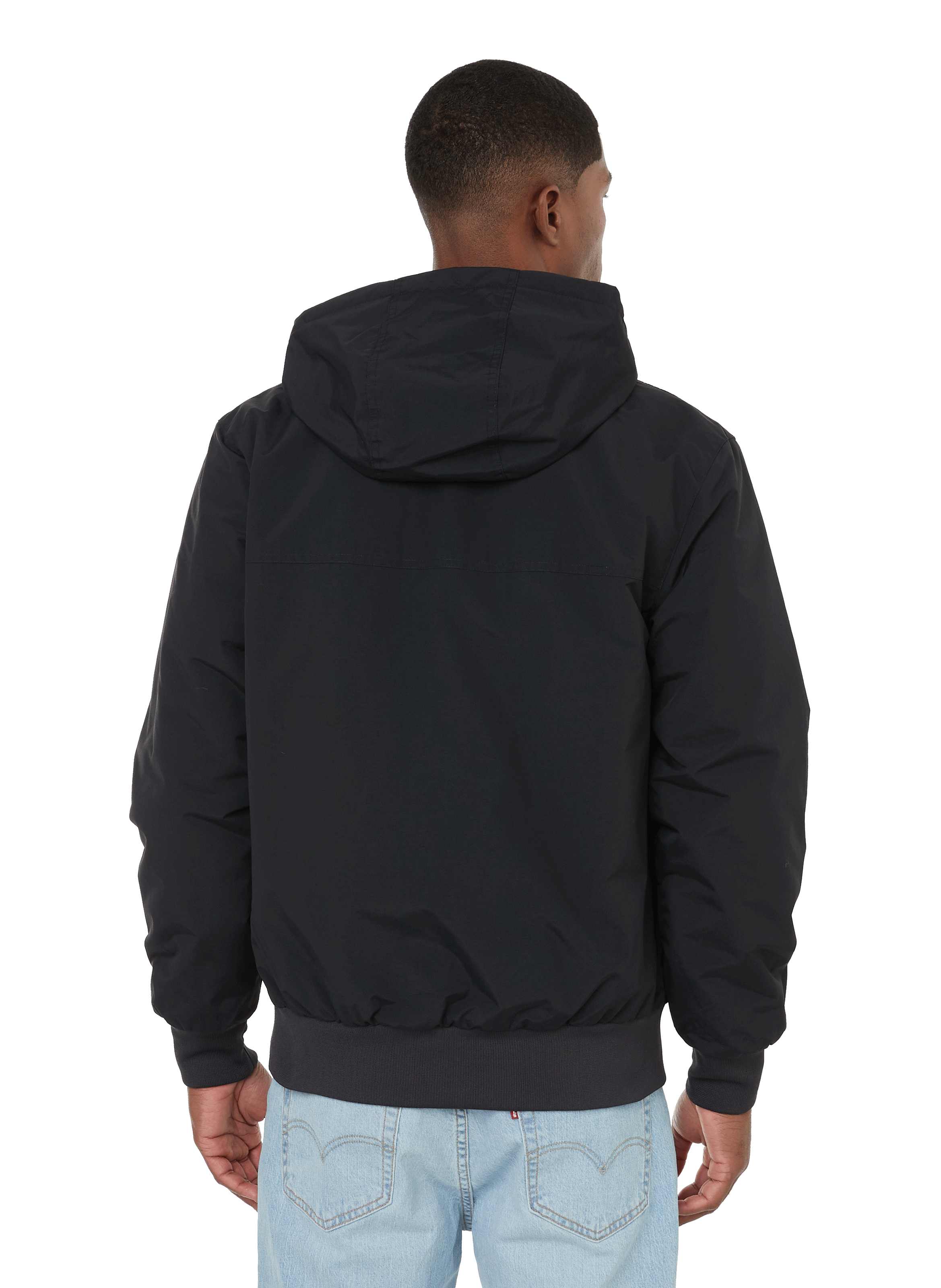 Nylon jacket with hood CARHARTT WIP Black