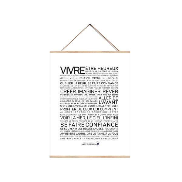 Affiche Vivre