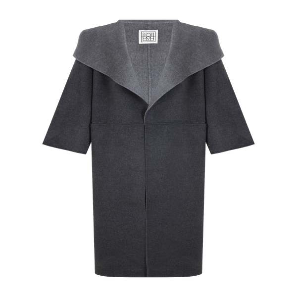 Totême Wool And Cashmere Coat In Black
