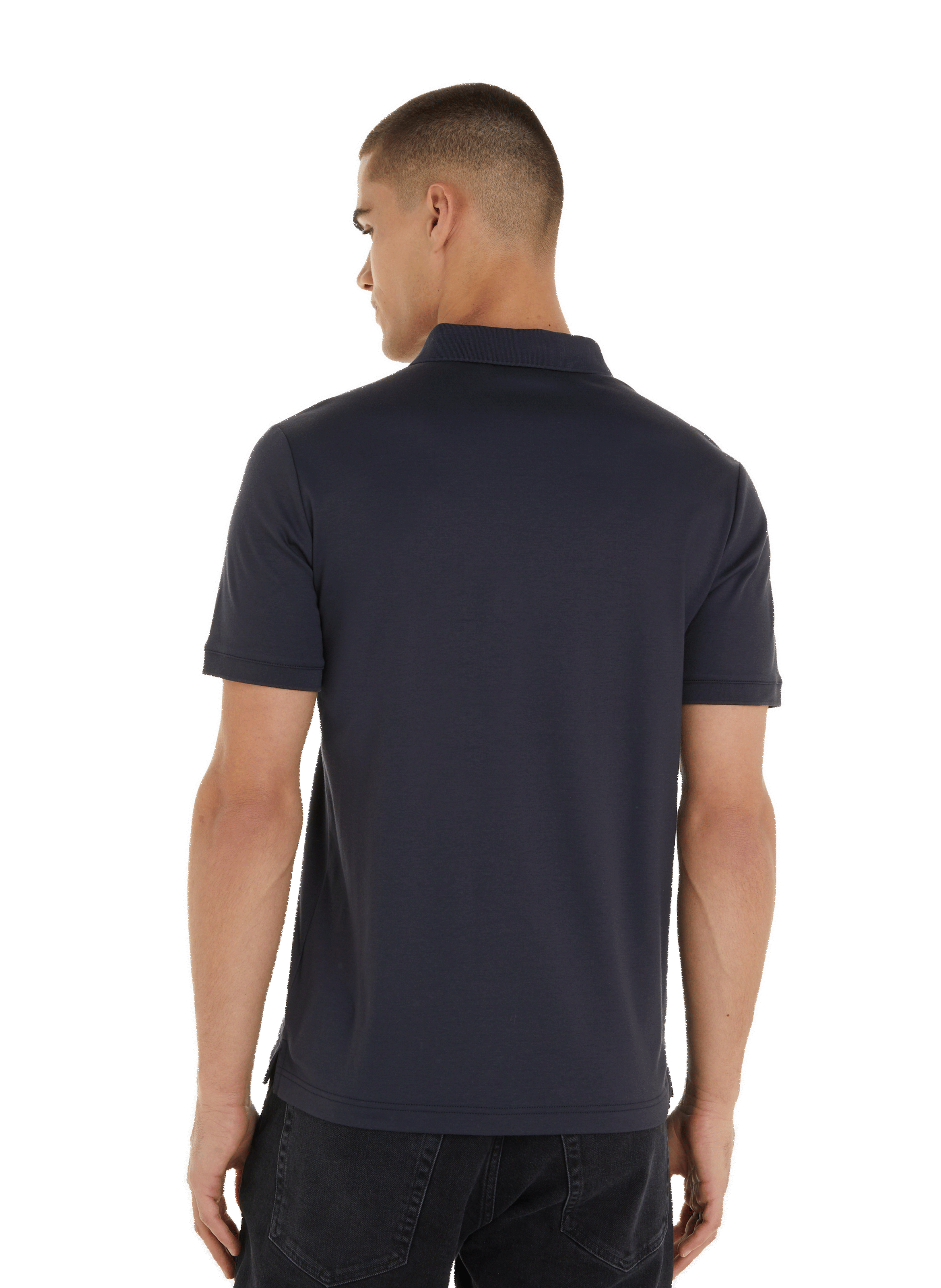 Polo en coton CALVIN KLEIN Bleu