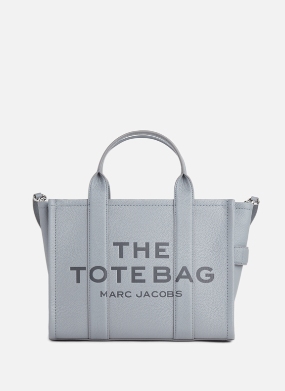MARC JACOBS The Tote small leather tote bag Grey