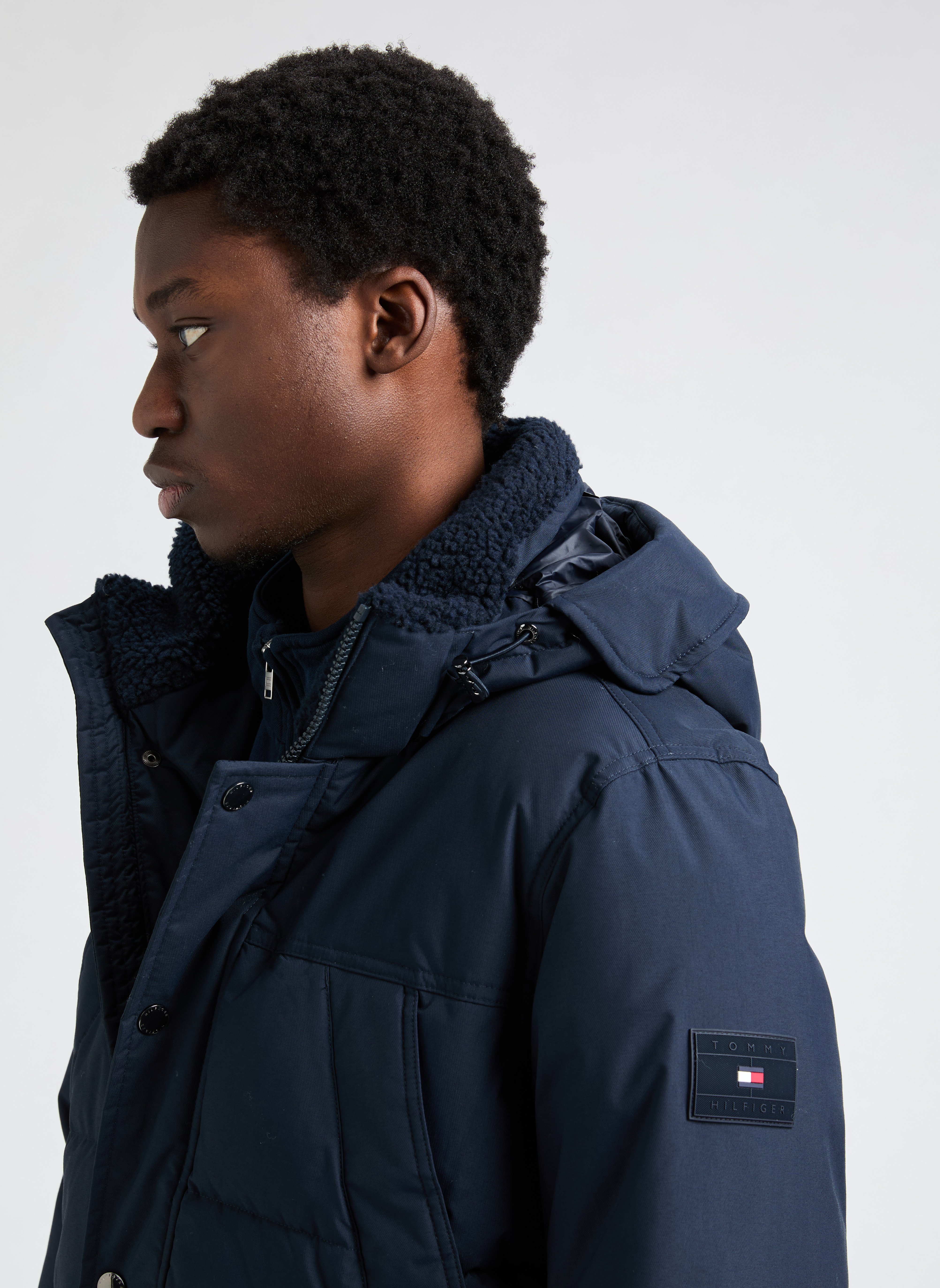 Rockie down jacket  TOMMY HILFIGER Blue