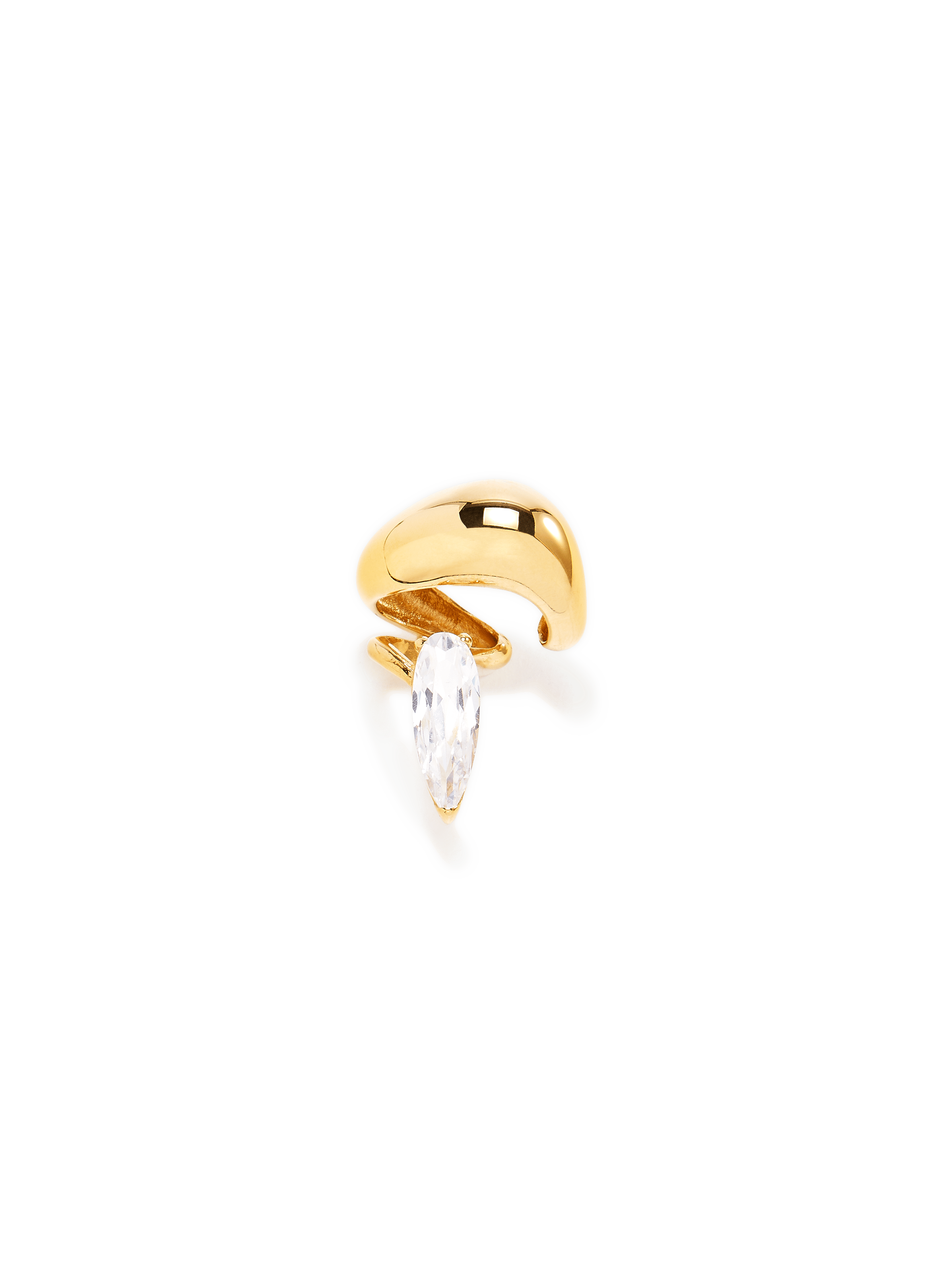 Oorklem Mini Geblazen Scherpe Alien ALAN CROCETTI Goud