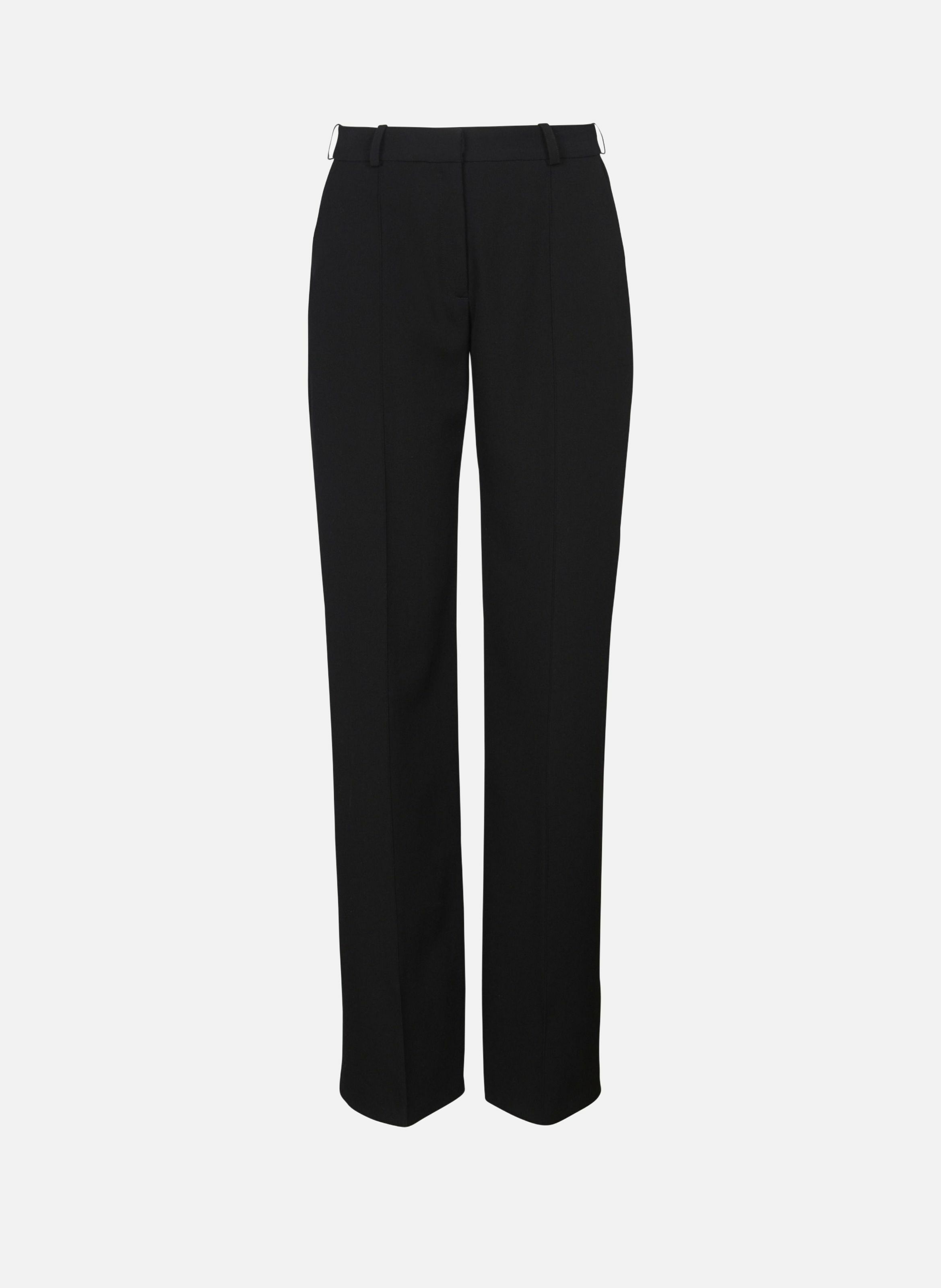 Pantalon de tailleur en grain de poudre BALMAIN Noir