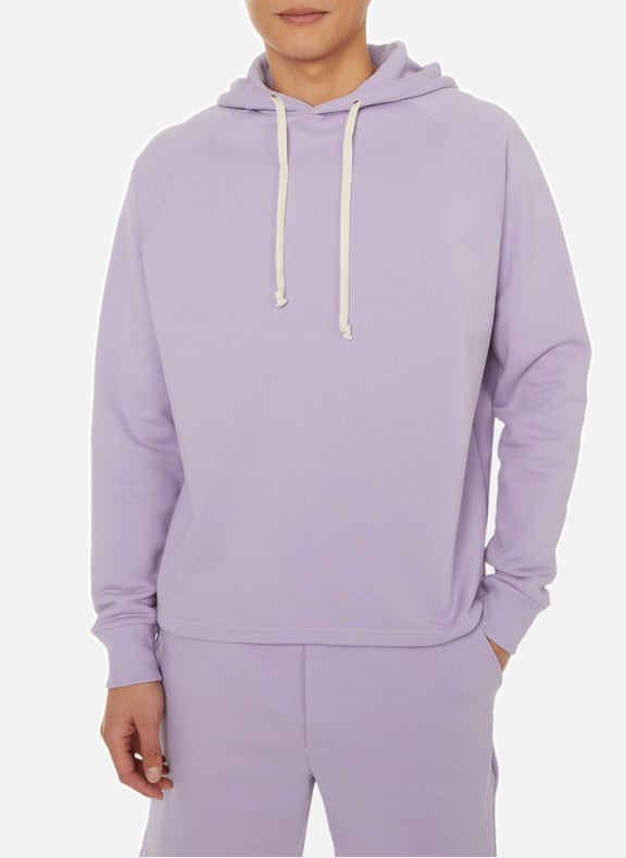 Cotton hoodie Purple by SAISON 1865 SAISON 1865 Cotton hoodie Purple