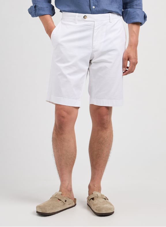Cotton blend Shorts White by FACONNABLE FACONNABLE Cotton blend Shorts White