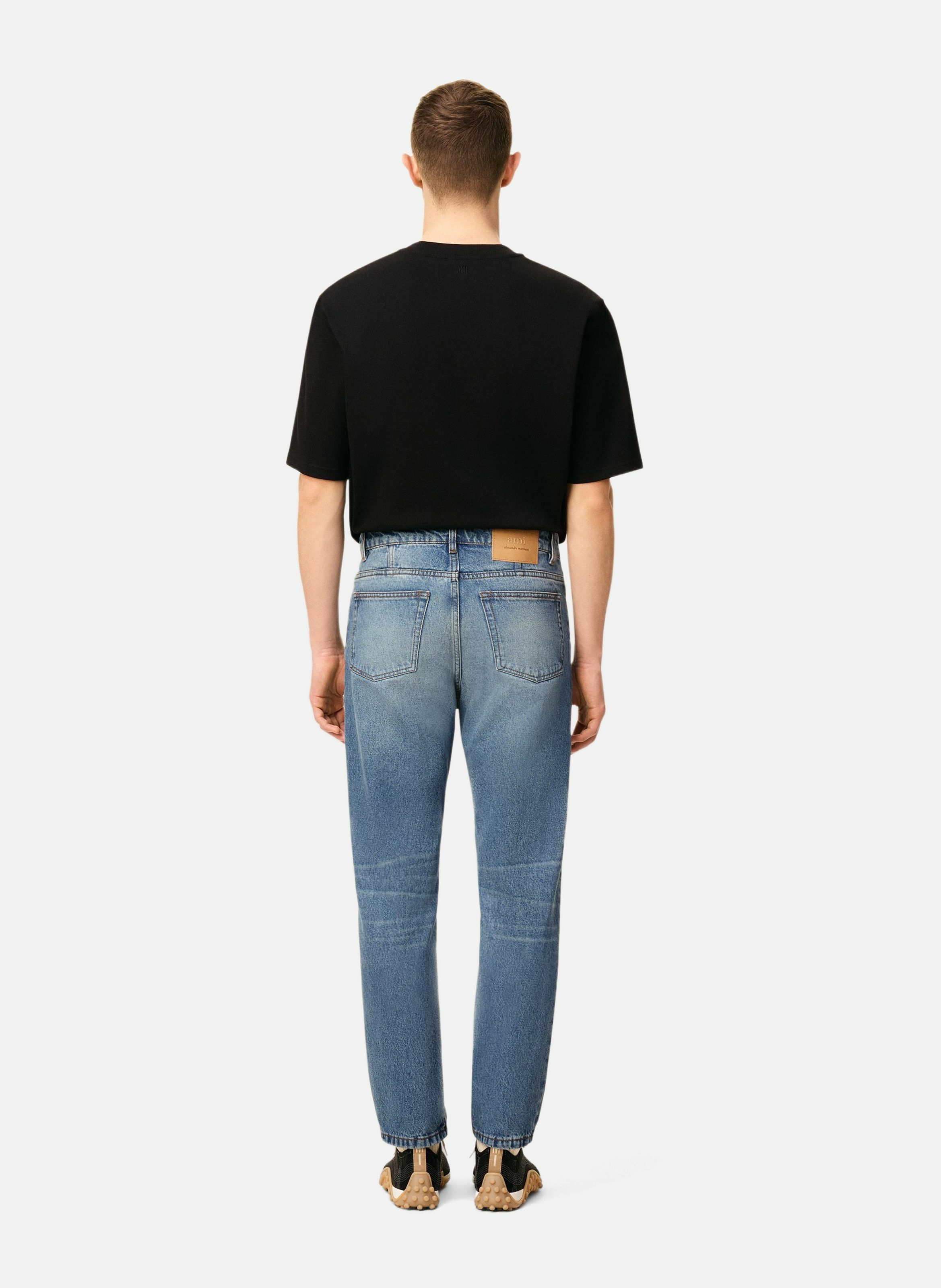 Jean coupe tapered AMI PARIS Bleu