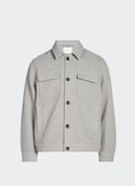 Blouson col classique Nash Grey melange