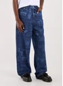 Jeans droit à imprimé en coton | Bleu by ARTE ANTWERP ARTE ANTWERP Jeans droit à imprimé en coton | Bleu