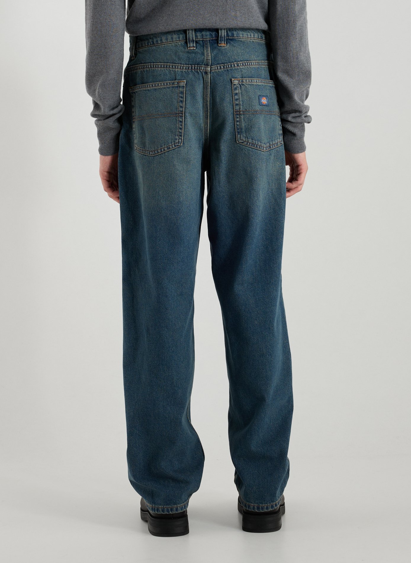 Straight cotton jeans DICKIES Blue