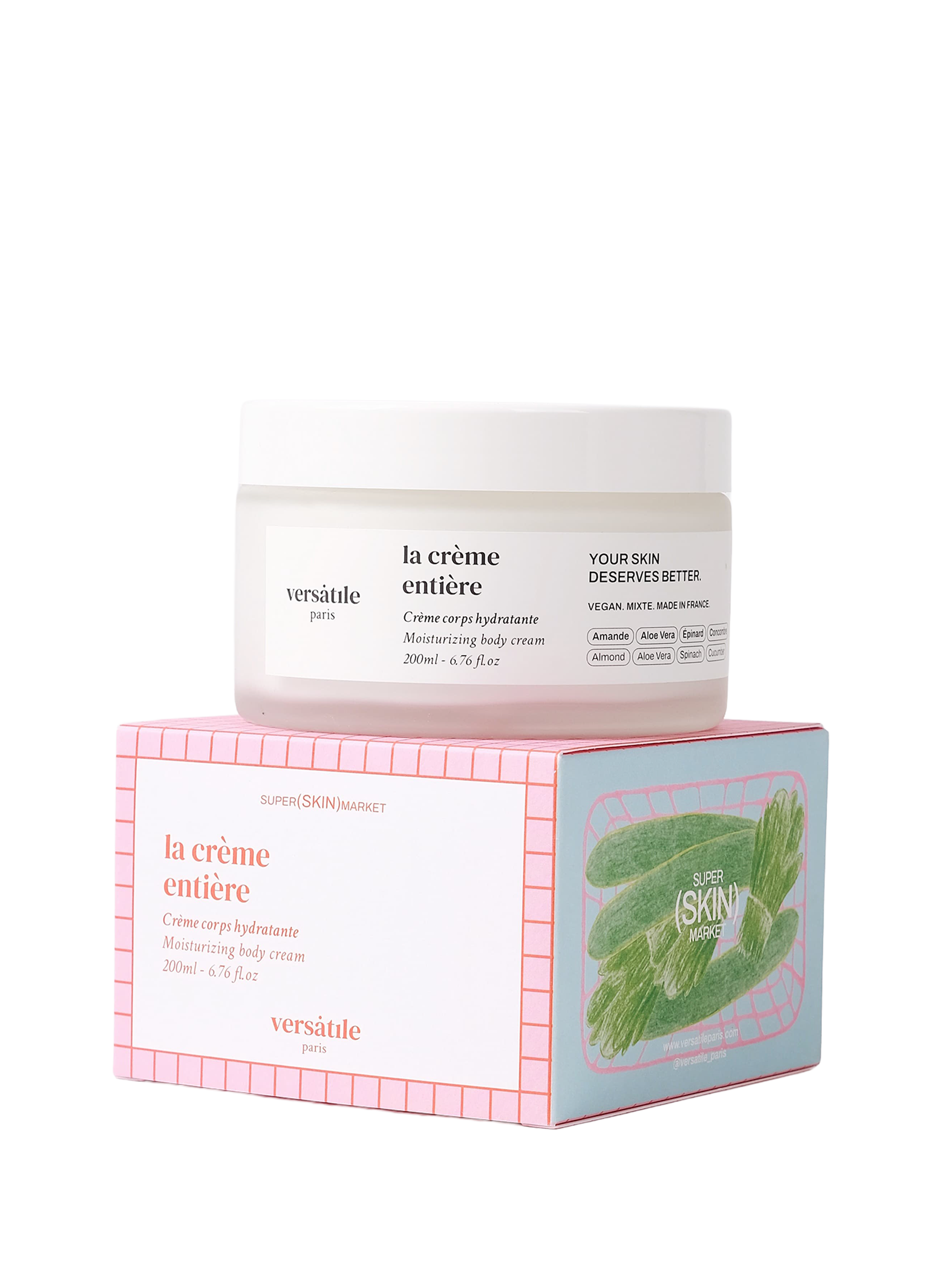 La Crème Entière - Crème Hydratante Corps & Mains VERSATILE PARIS No color