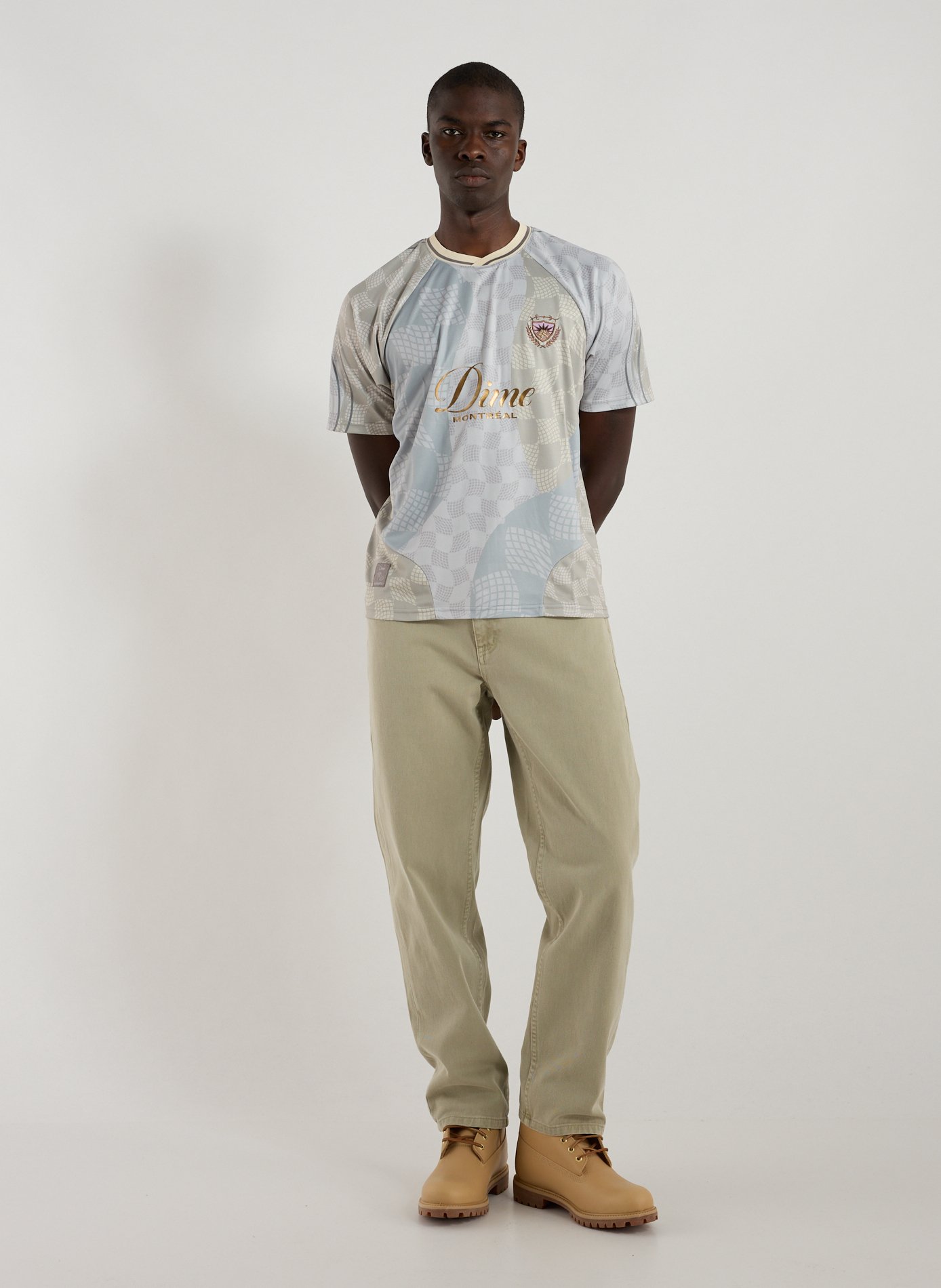 T-shirt imprimé DIME Gris