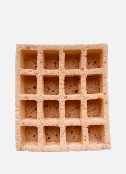 Waffle Shower Sponge INUWET Waffle Shower Sponge INUWET