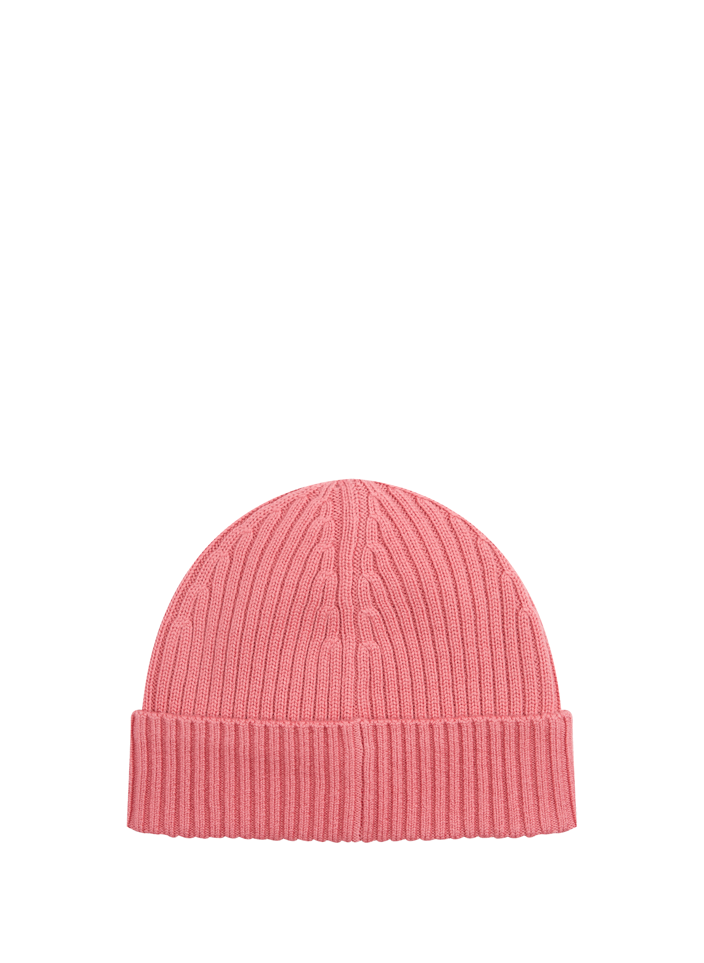 Bonnet côtelé en laine TOMMY HILFIGER Rose