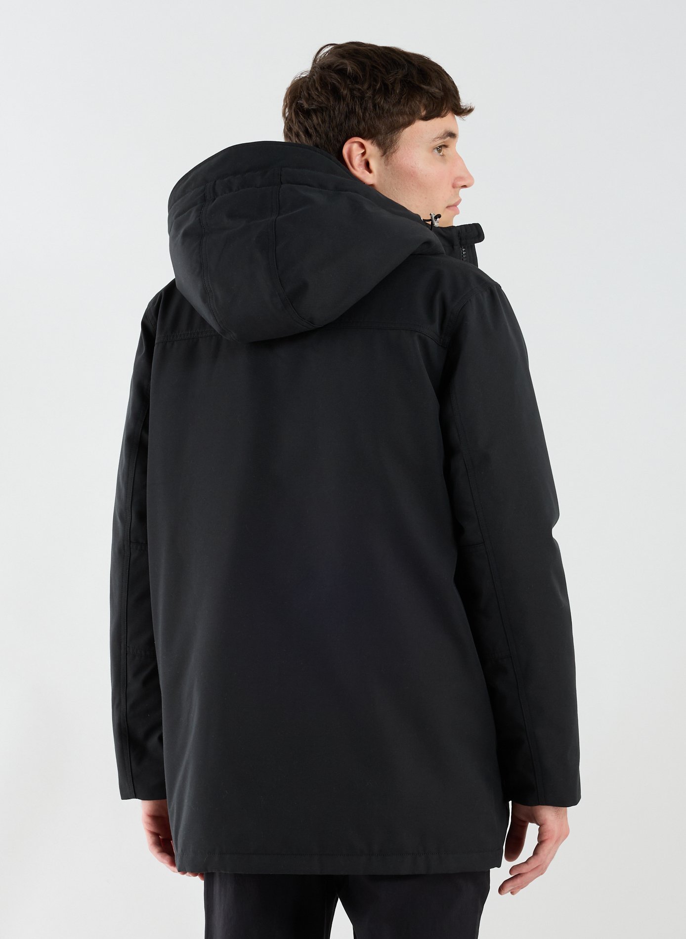 Hooded Jacket EDEN PARK Black